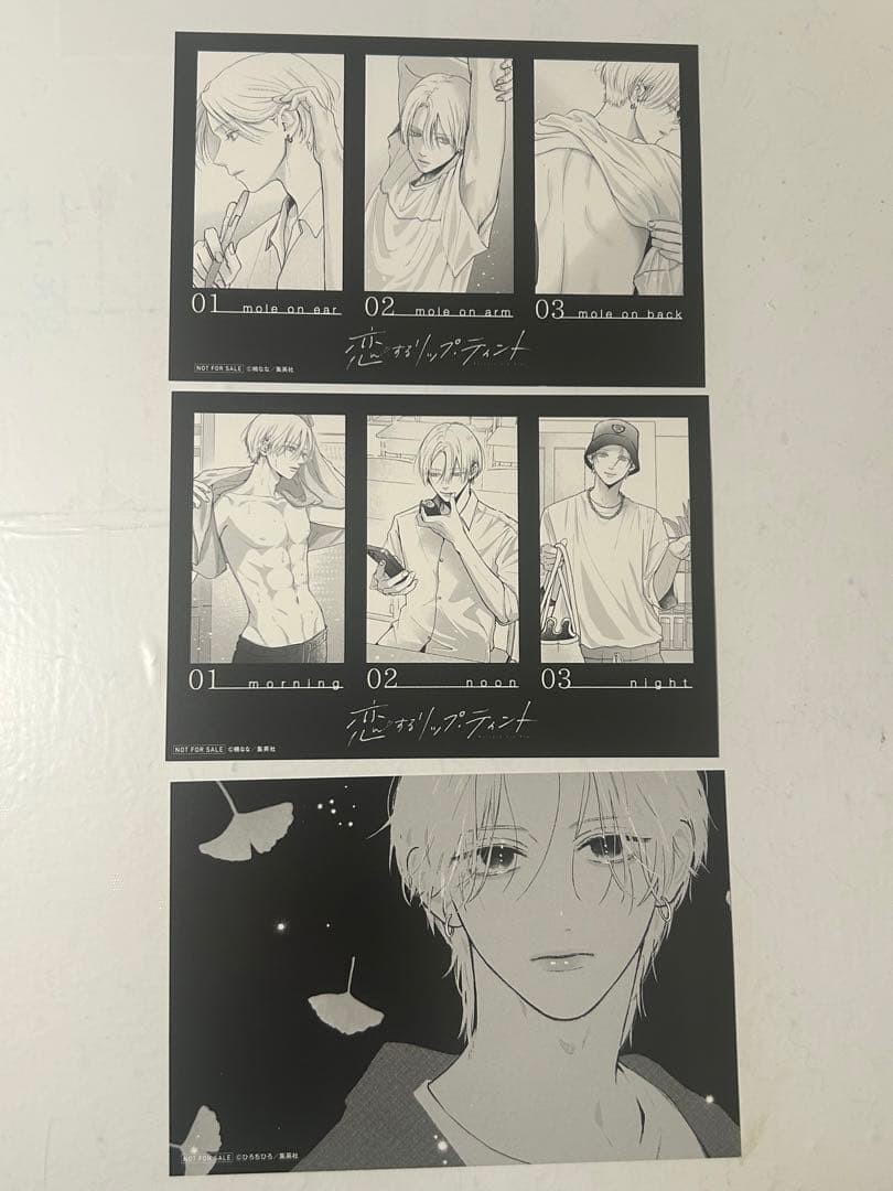 Koisuru Lip Tint Limited Edition Bonus Postcard Non-Sale Collectible