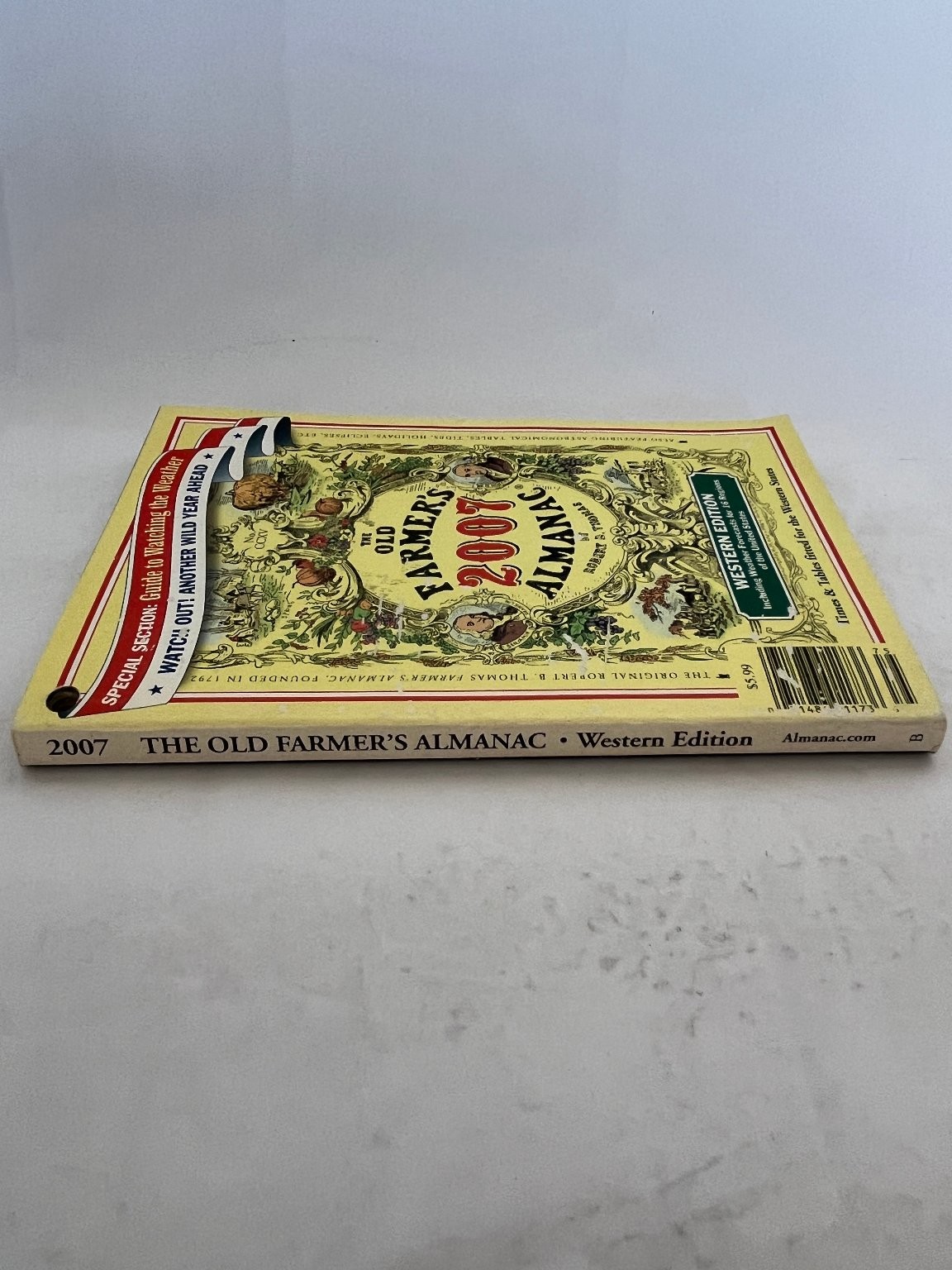Old Farmer’s Almanac 2007 Robert B. Thomas Western Edition Weather Forecasts