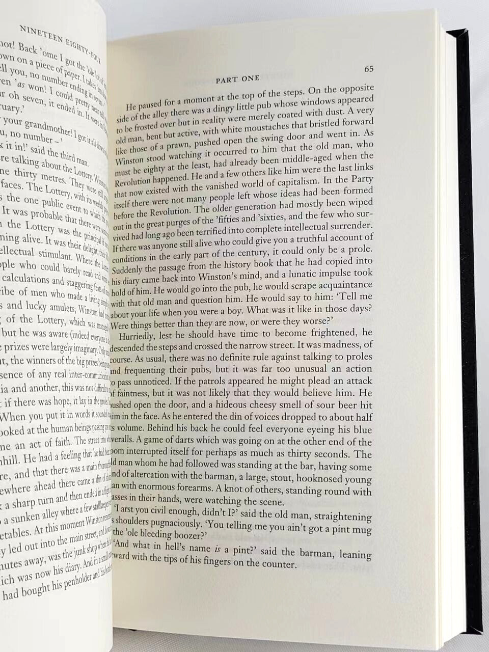 1984 Nineteen Eighty-Four by George Orwell Flexi Bound Faux Leather Classic NEW