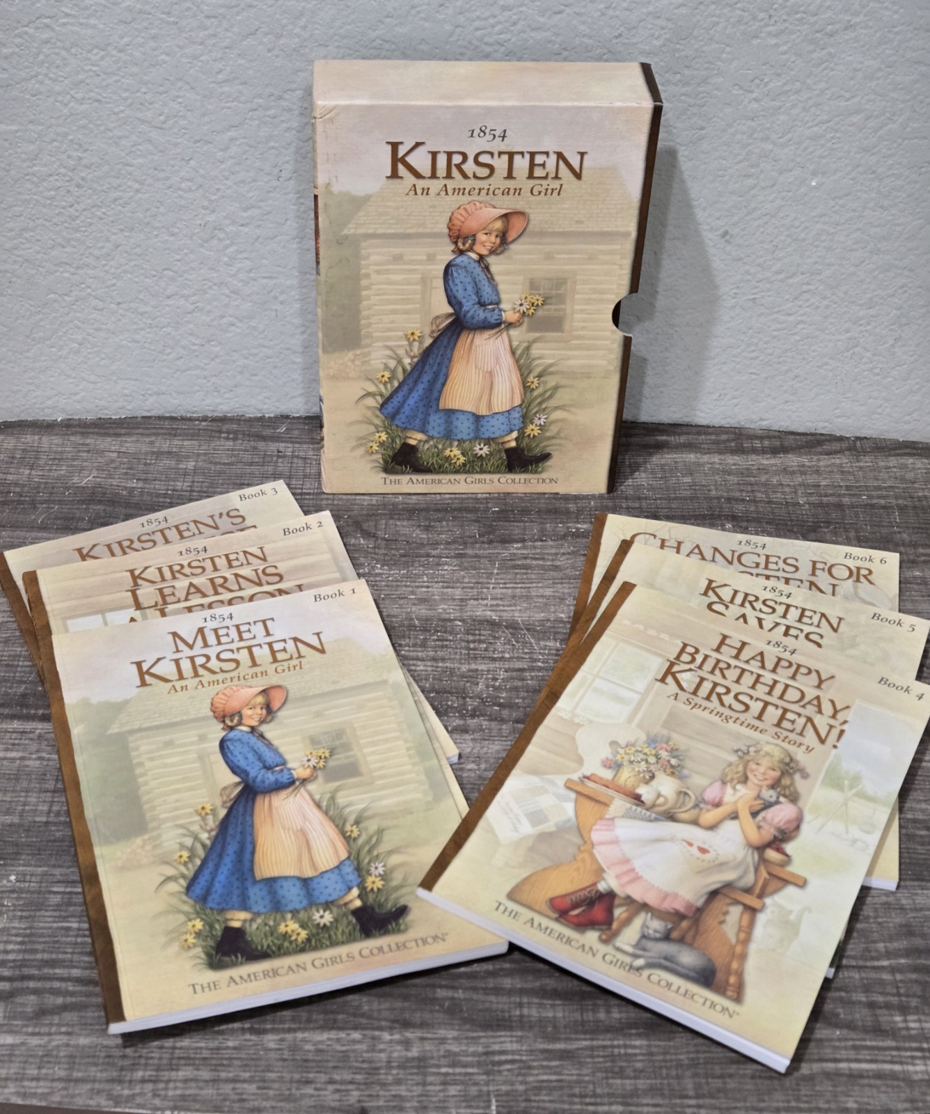 1854 Kirsten American Girl Collection Book Box Set 1 2 3 4 5 6 – Six Book Set