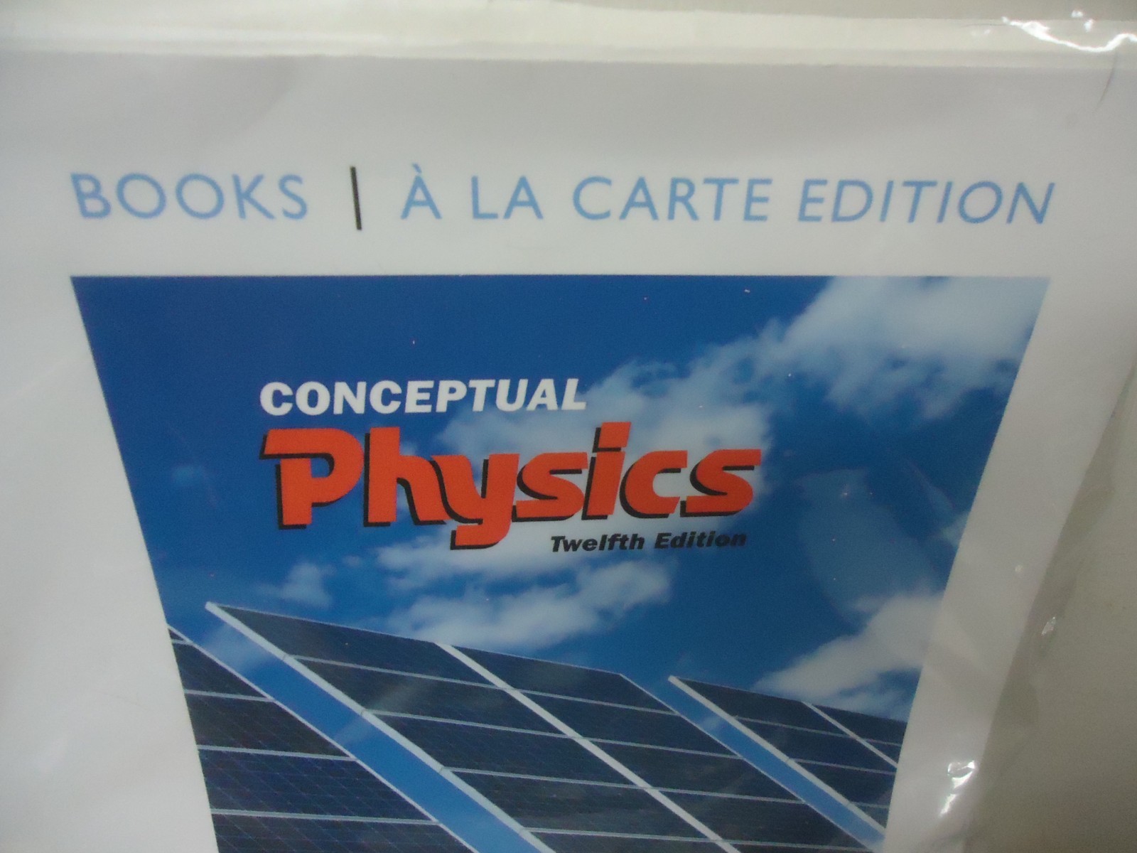 NEW & SEALED! Conceptual Physics 12th Edition 3 Hole Pages for Binder! F/S!