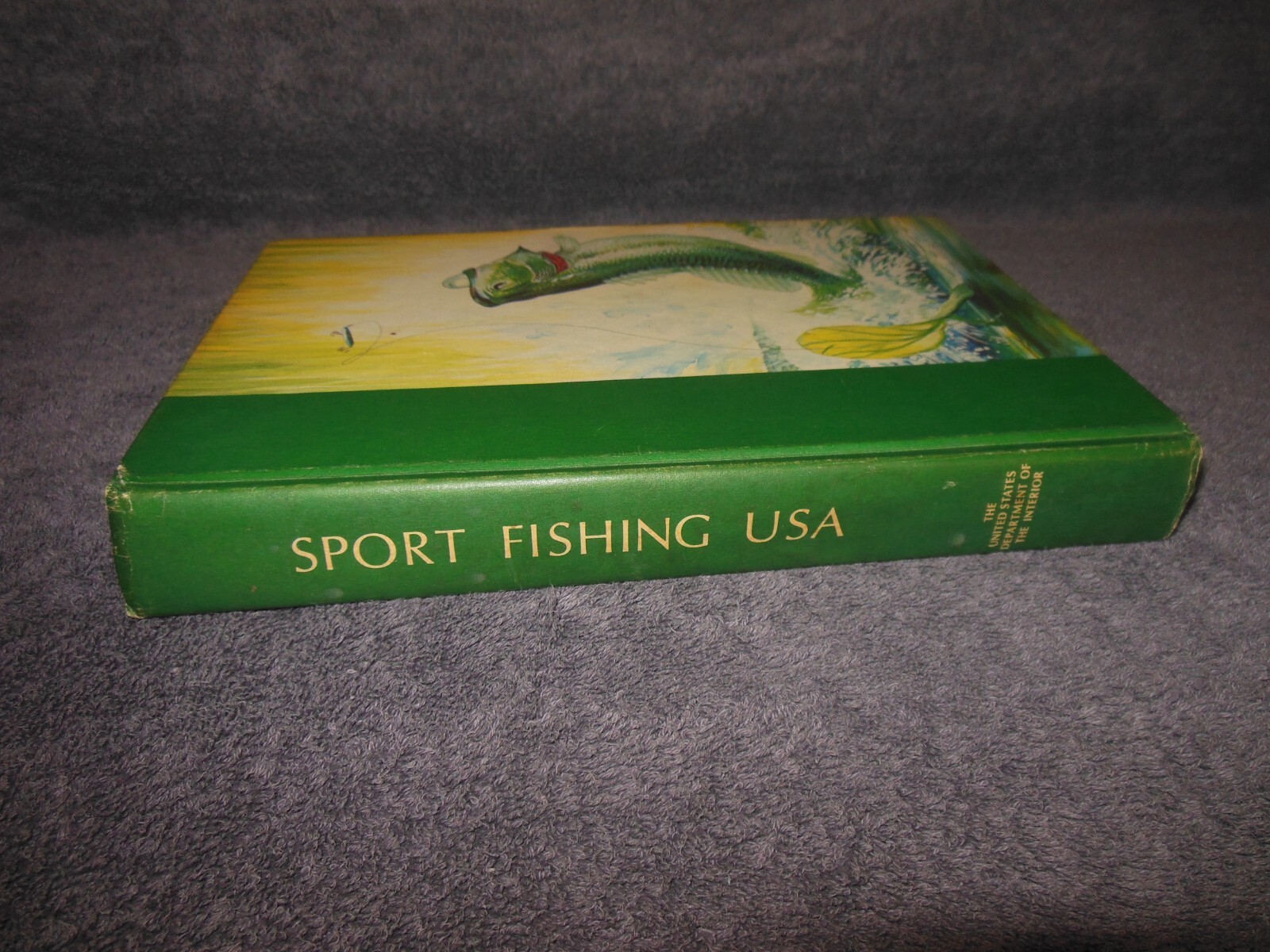 Sport Fishing USA Book US Department Of The Interior 1971 Hard Cover 464 Pages