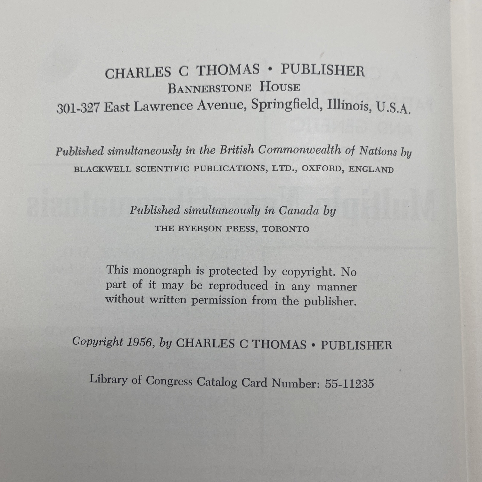 A Clinical Pathological and Genetic Study Of: Multiple Neurofibromatosis 1956 HC