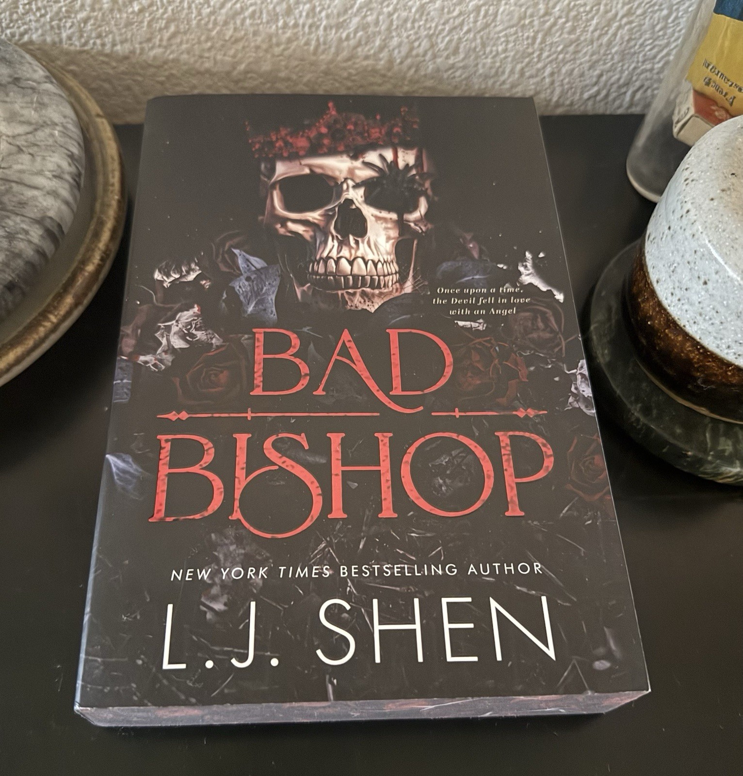 Bad Bishop Deluxe Edition L.J. Shen Paperback Sprayed Edges Society of Villains