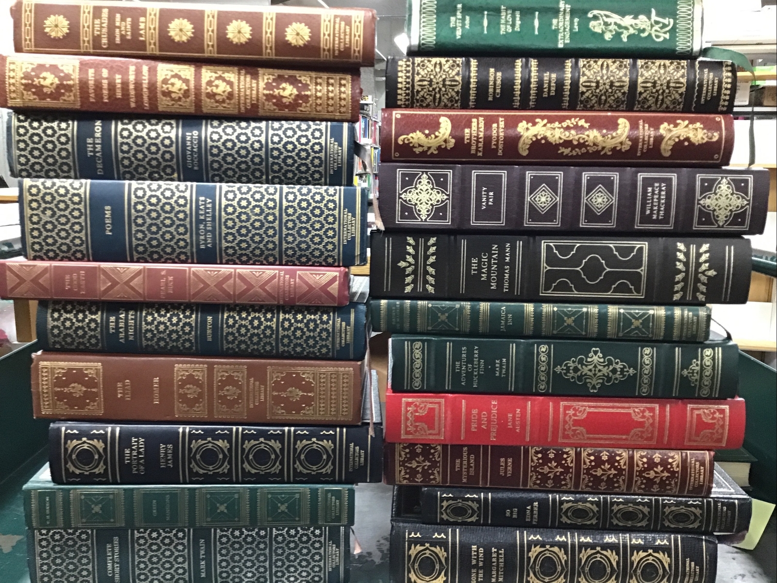 Collectible Beautiful Books Decor – Some Leather/Gilt – Choose from 30+ titles