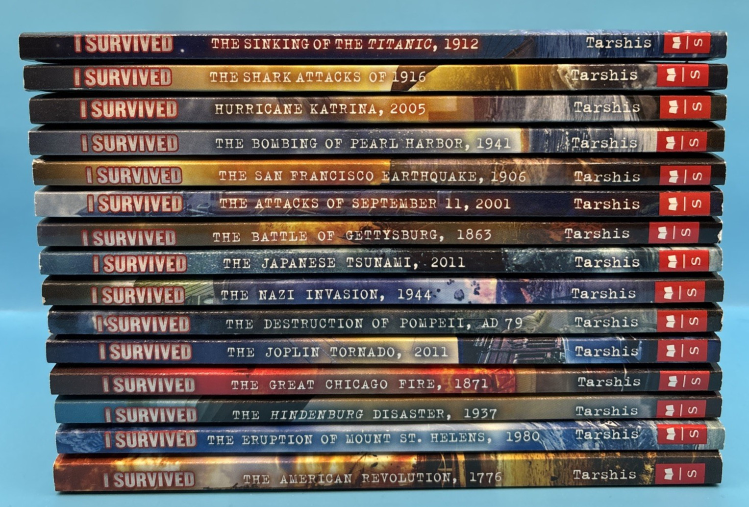 2010s Lot of 15 “I Survived” Scholastic Chapter Paperback Books- New, Never Read