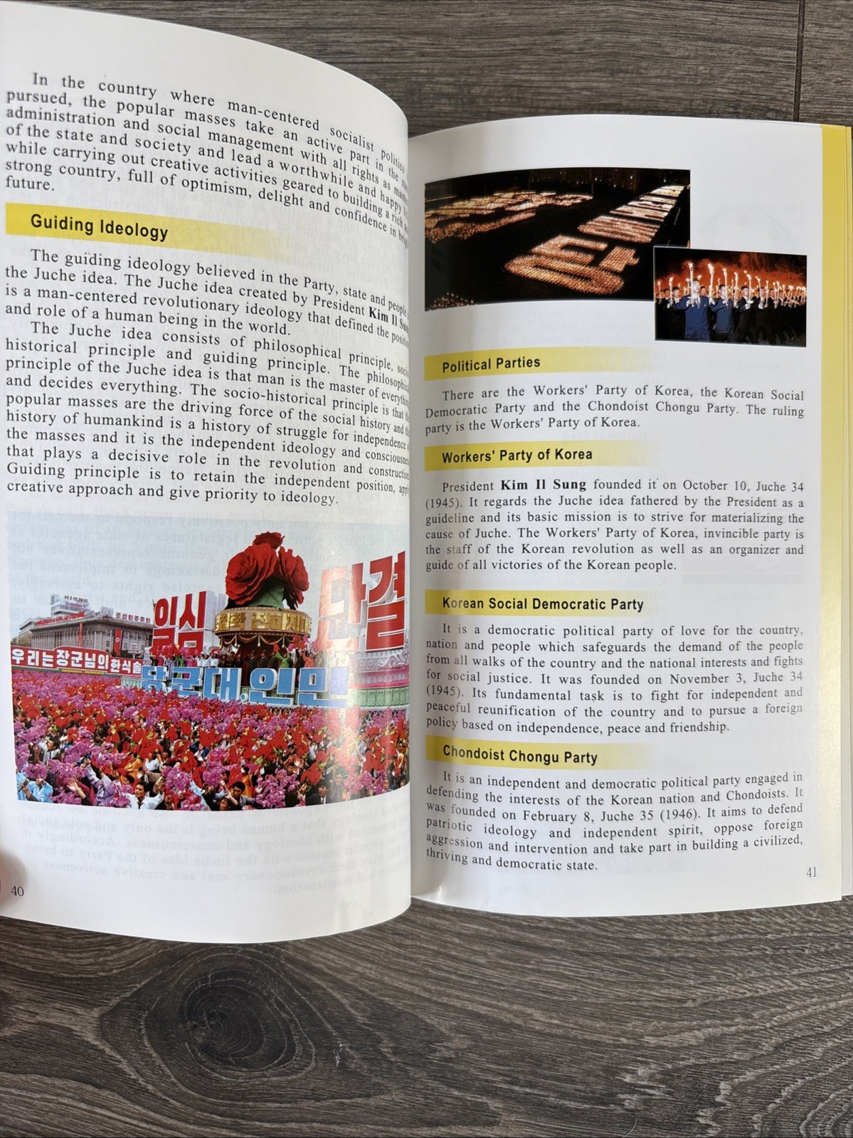 Rare Offical North Korea National Tourism Administration History/Travel Guide
