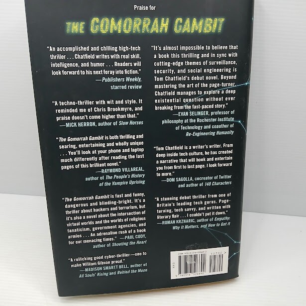 The Gomorrah Gambit – Tom Chatfield – Hardcover, Book –