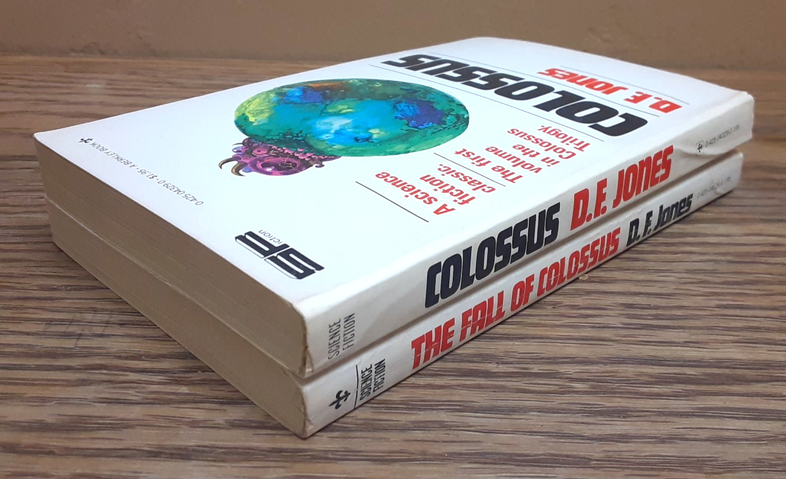 Colossus and Fall of Colossus by D.F. Jones 1975/76 Berkley Medallion Paperback
