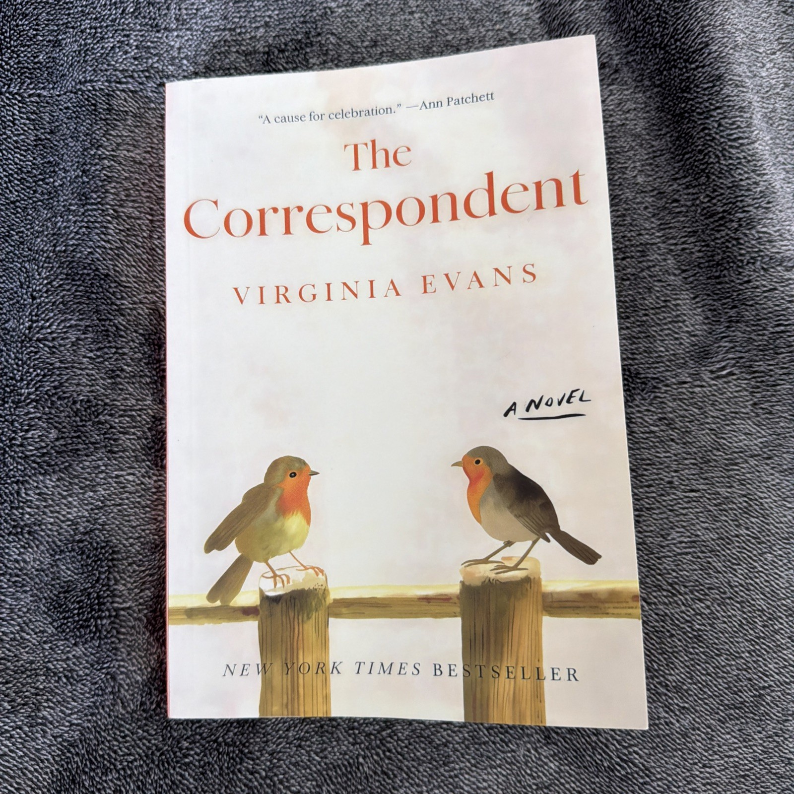 The Correspondent A Novel Paperback Book by Virginia Evans Contemporary Fiction