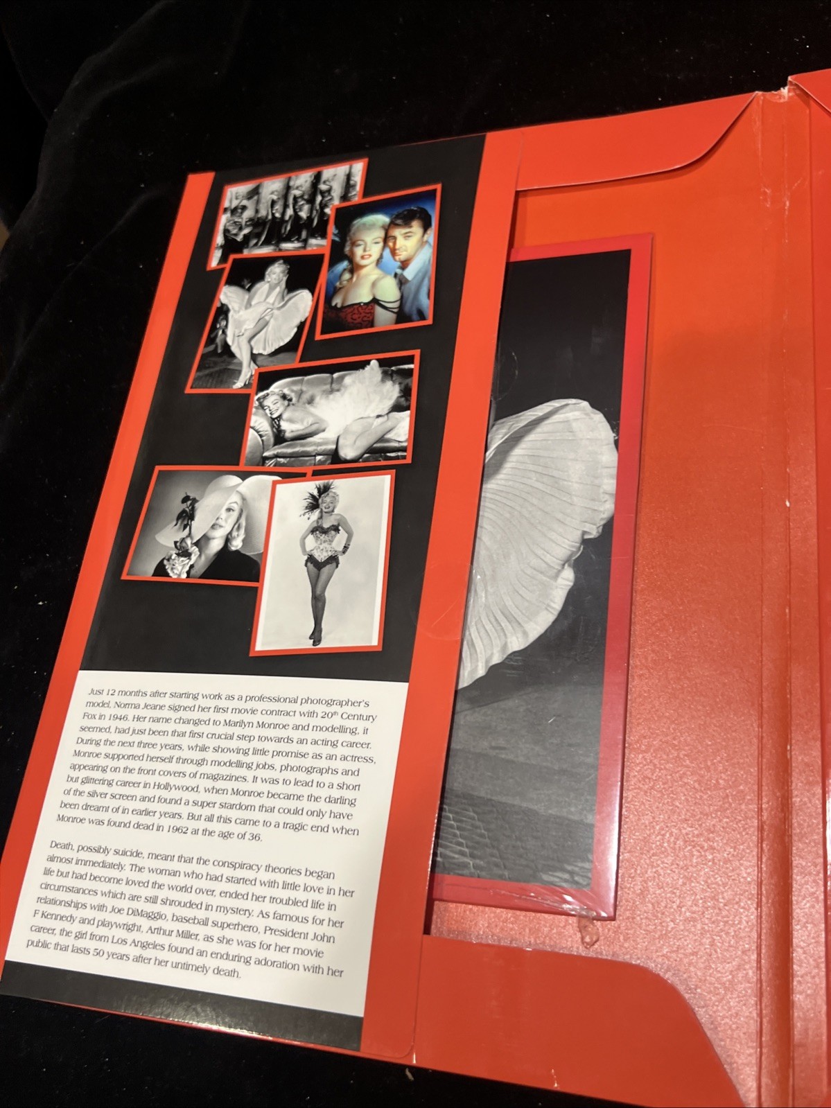 Marilyn Monroe Gone But Not Forgotten Jessica Bailey Book + 8.5″x5.5″ postcards