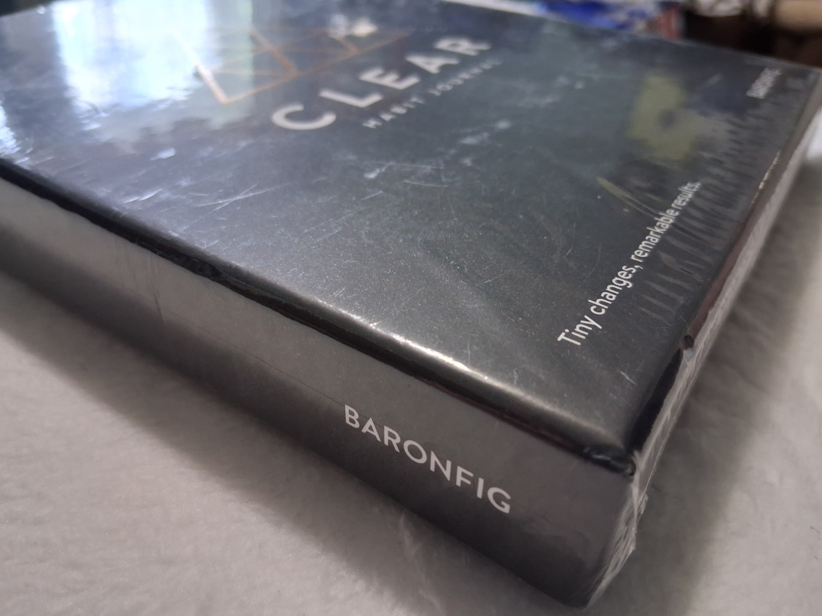 Baronfig Clear Habit Journal Book Sealed Box Black Flagship James Clear NIP NEW