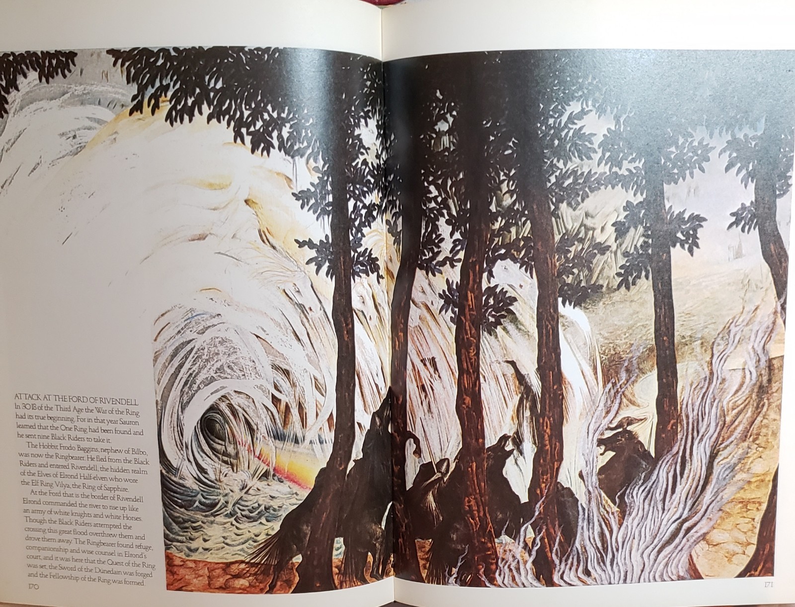 A Tolkien Bestiary by David Day HC 1979 Crescent Books 11X8.5X1″ Illus 2 lb 10 o