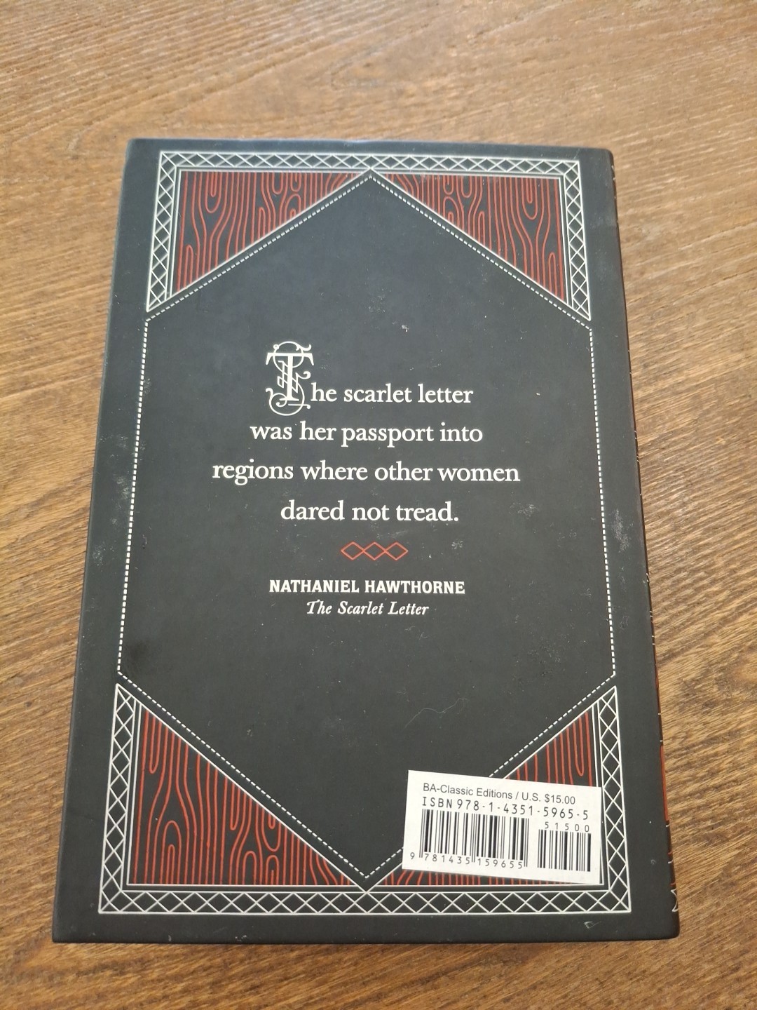 Scarlet Letter by Nathanial Hawthorne (2011, Hbk, Beautiful Edition!) B&N Exclus