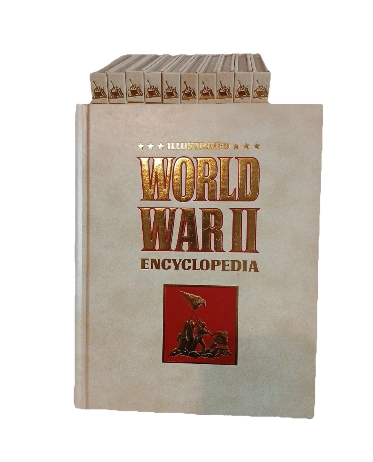 Illustrated World War II Encyclopedia Hardcover Set 11 Volume (1978) Incompletet