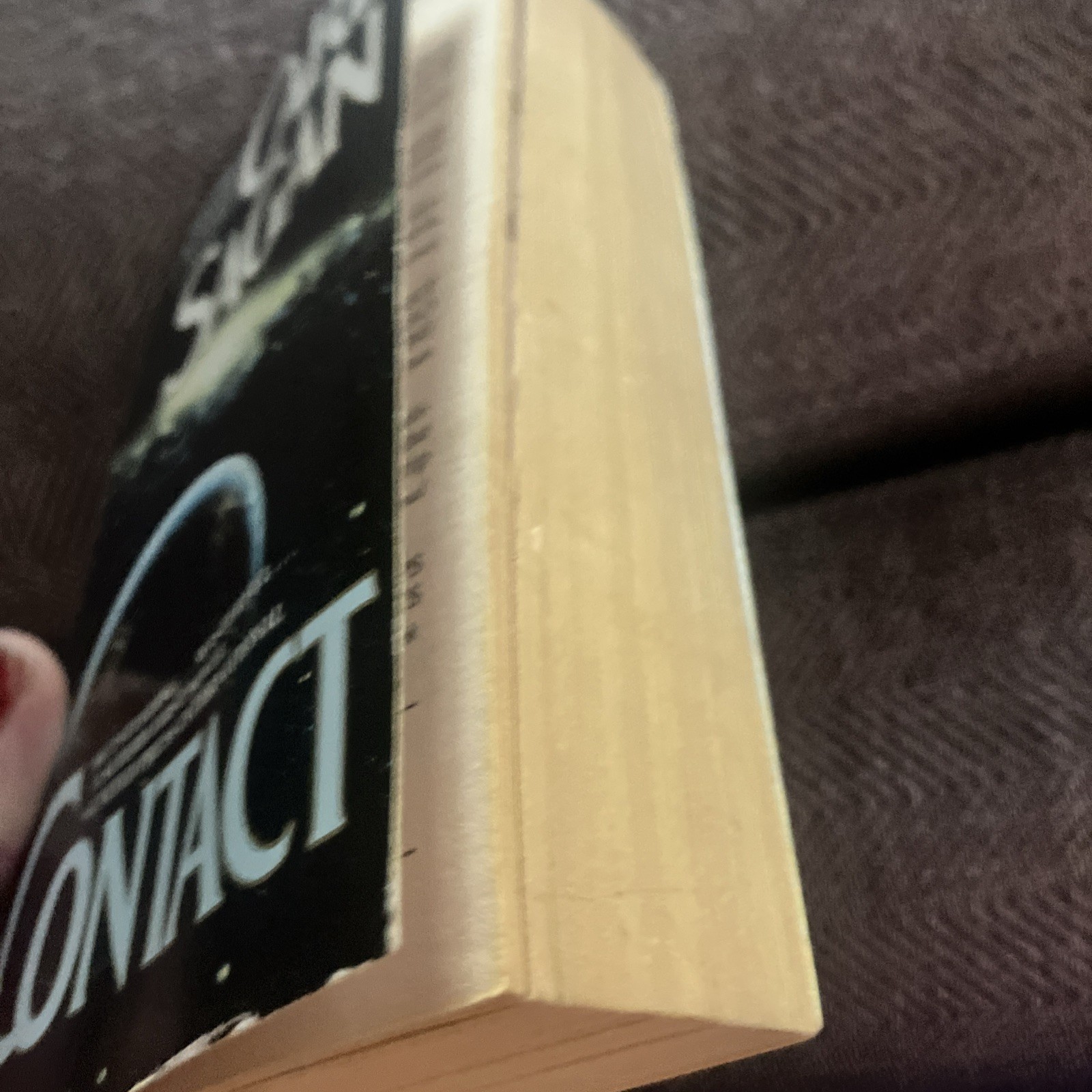 Contact Carl Sagan Paperback 1st Pocket book printing (October 1986)