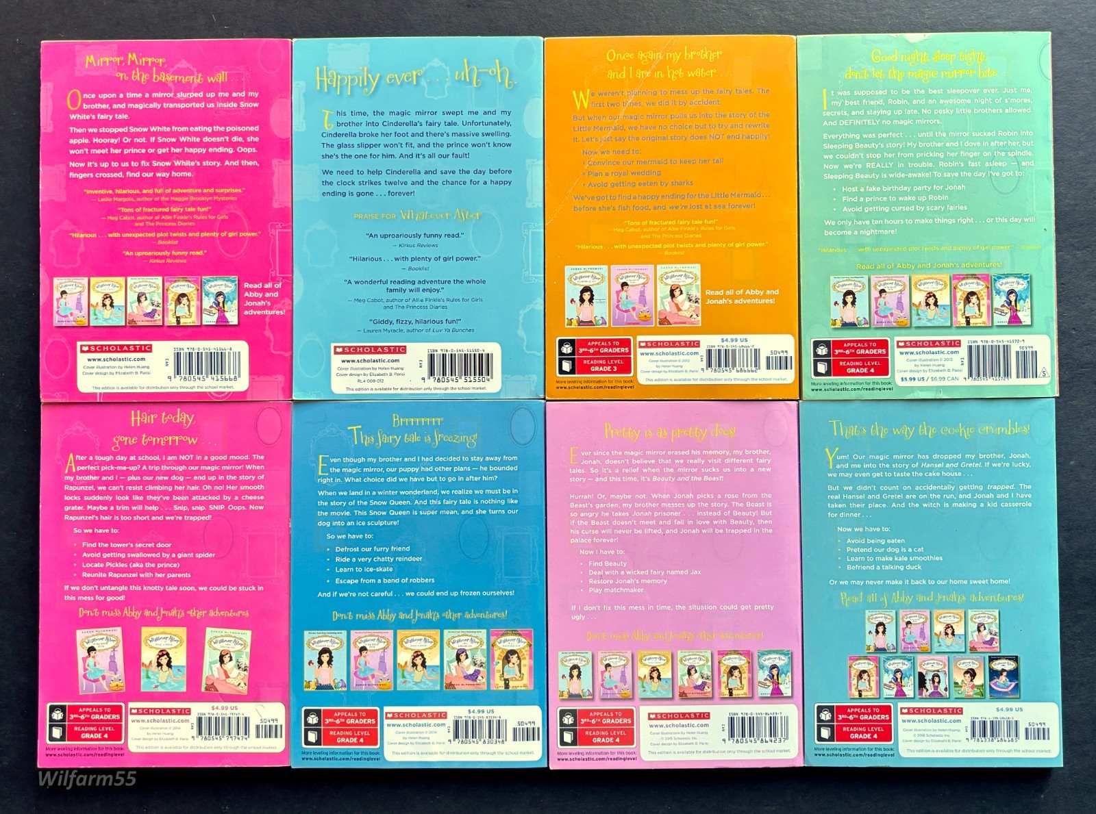 8 Lot WHATEVER AFTER Books #1-7 + #10 Sarah Mlynowski Girls Ages 9-12 RL4 pb