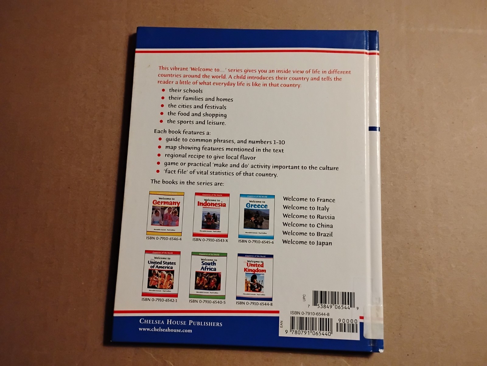 Welcome to United Kingdom Countries of the World Meredith Costaine 2002 HC