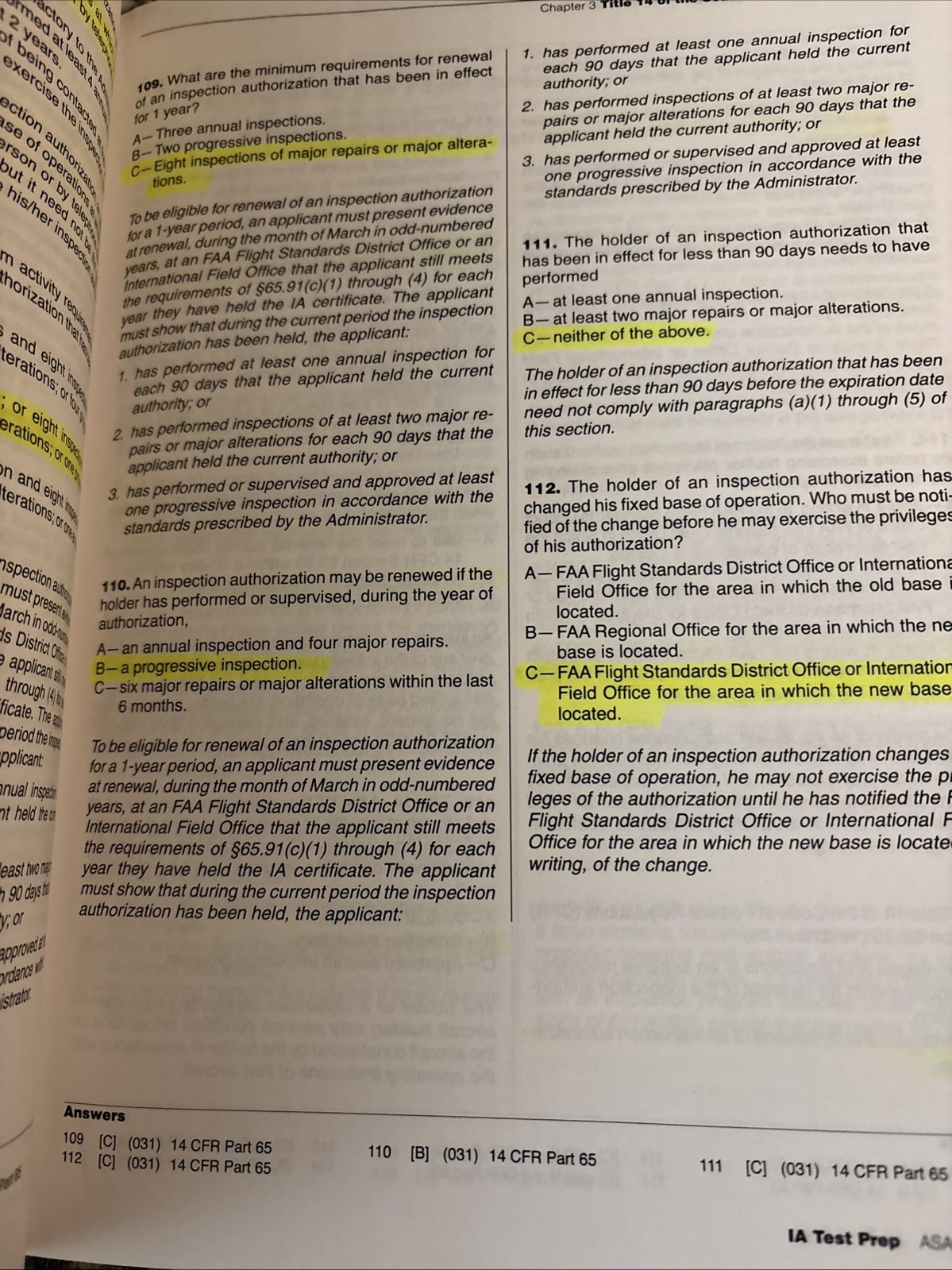 Inspection Authorization Test Prep: Study & Prepare: A comprehensive study t…