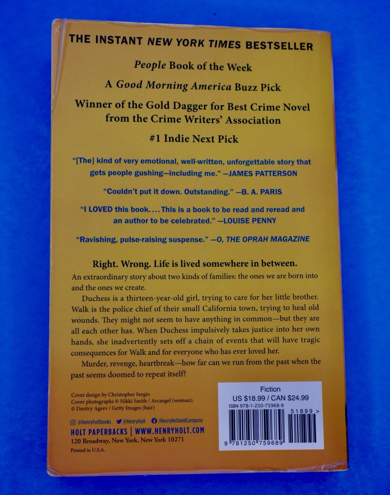 Chris Whitaker: We Begin at the End Trade Paperback 2022 Holt Paperbacks Crime