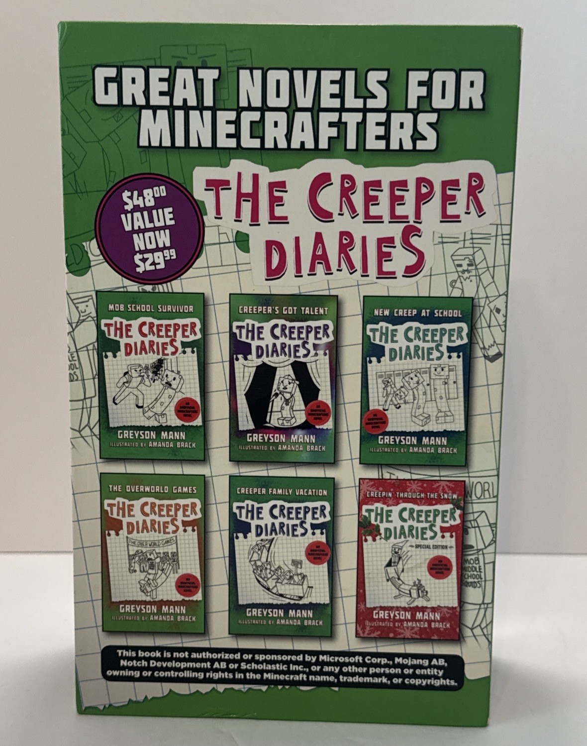 The Creeper Diaries Box Set: Six Unofficial Adventures for Minecrafters Book Set
