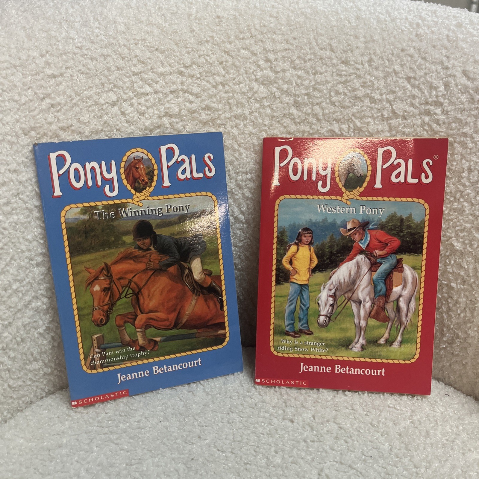 Lot 21 Pony Pals Book Paperback Horse Books Jeanne Betancourt Vintage Scholastic