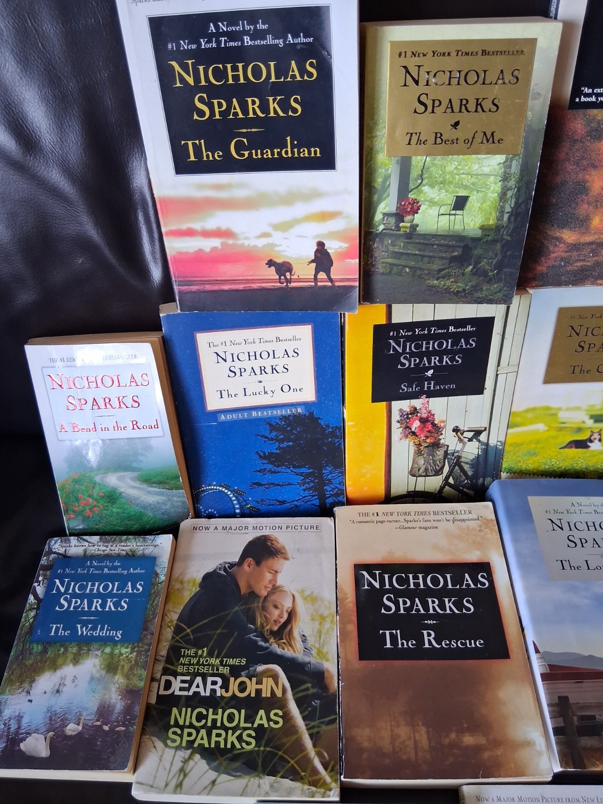 Lot of 17 Hardcover & Softcover Books by Nicholas Sparks – Random Mix Complete