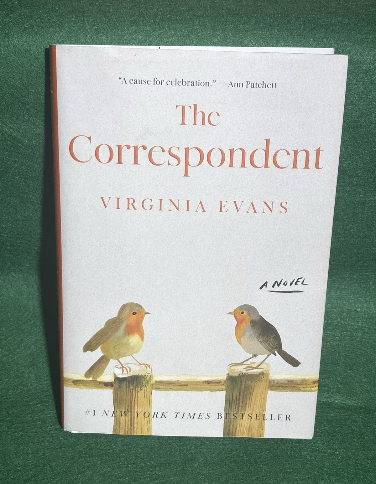 Virginia Evans The Correspondent: A Novel Hardcover 2025 Epistolary Fiction