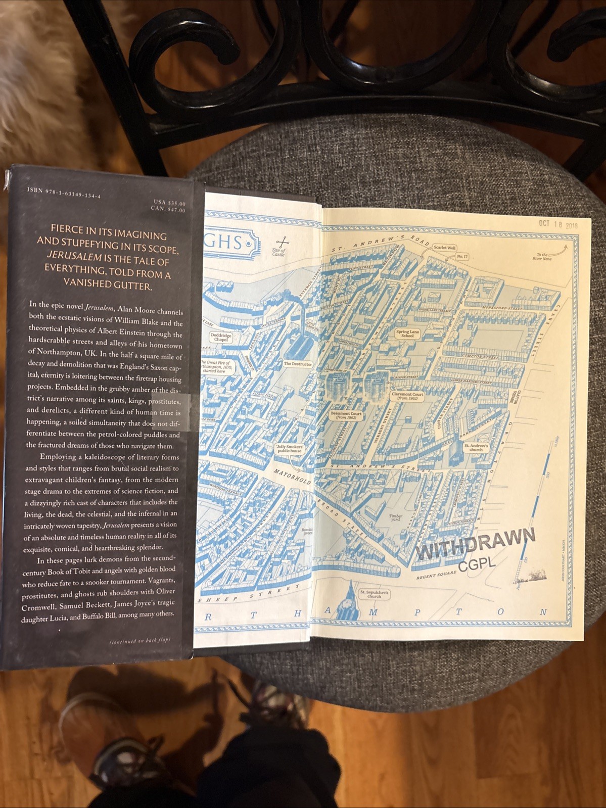 Jerusalem by Alan Moore (2016, Hardcover Book , 1st Edition 1st Printing)