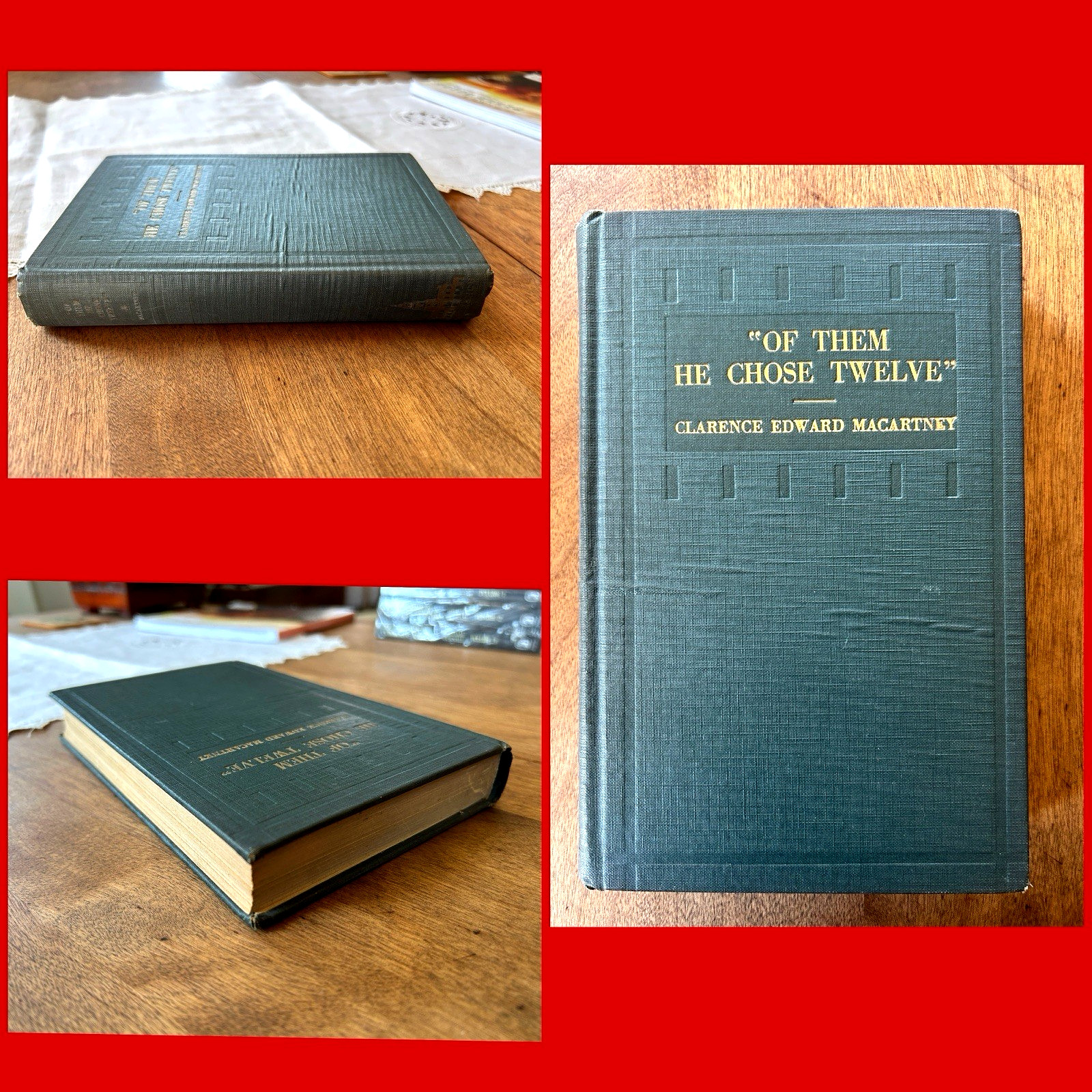 RARE 1929 Of Them He Chose Twelve by CLARENCE EDWARD MACARTNEY