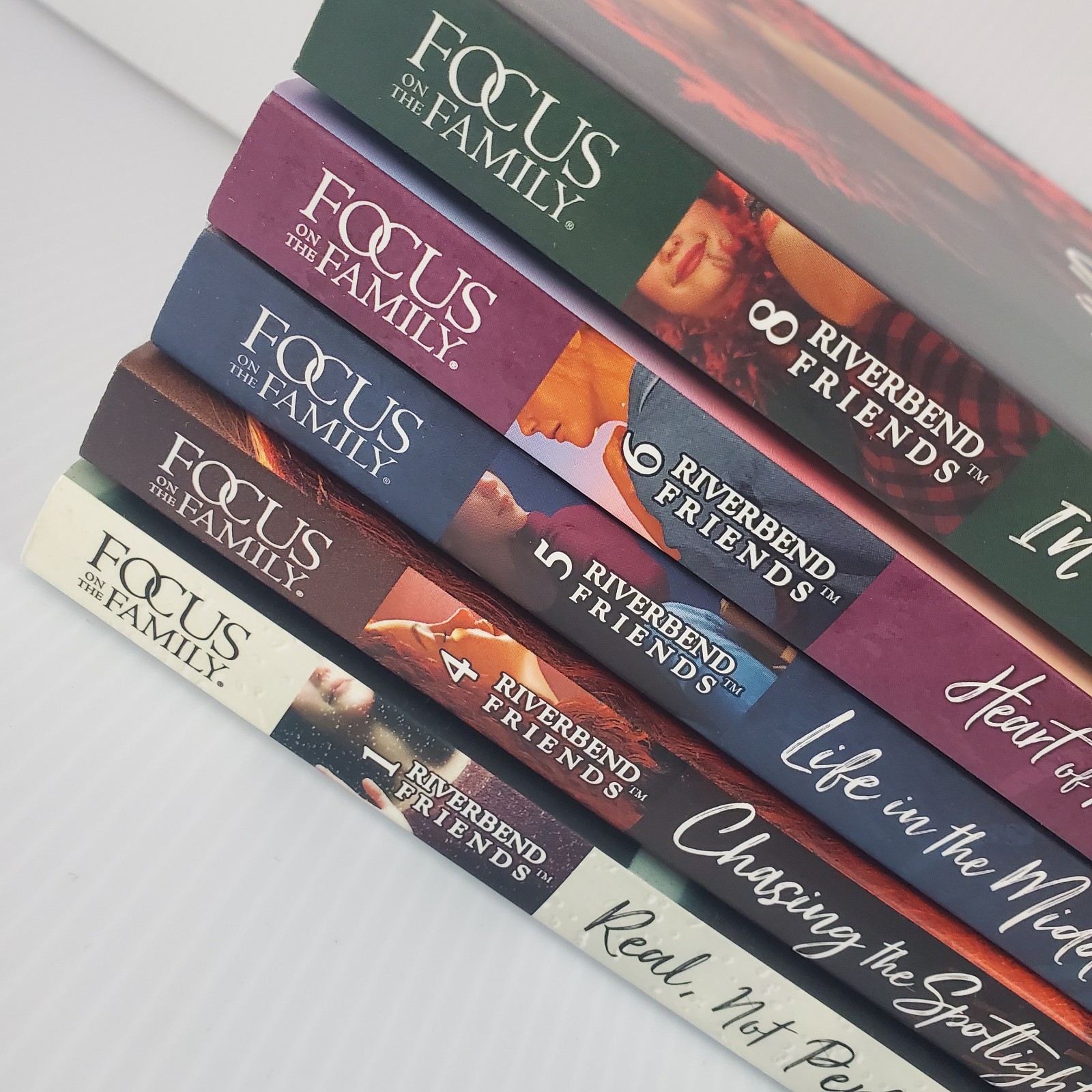 Lot of 5 Riverbend Friends Focus On the Family Books 1 4 5 6 8 In My Own Way PB