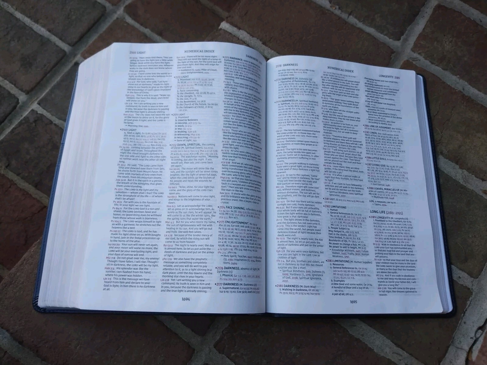 NIV Large Print Thompson Chain Reference Bible Navy~ Retails~89.99 Leathersoft