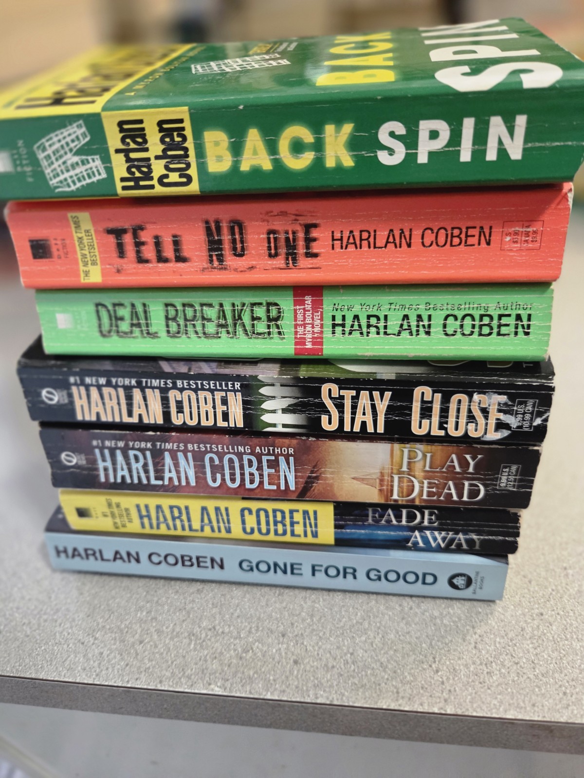 Harlan Coben Lot Of 7 Books. Paperback. Mystery Thriller Suspense