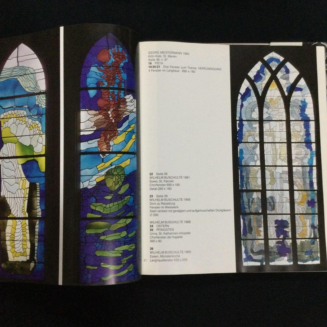 Stained Glass Collection Photo Book 224 Pages German English Text 10.6×9.1in