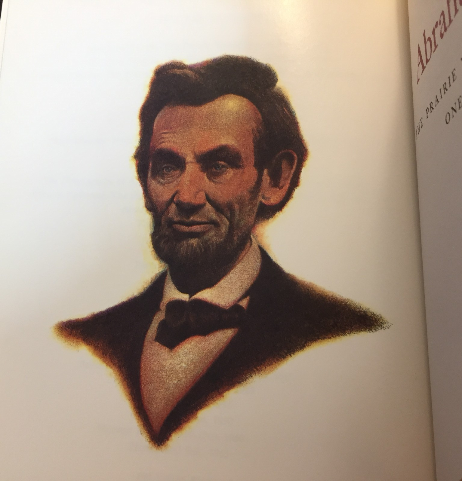 Easton Press Abraham Lincoln Biography Leather Book by Carl Sandburg 1984