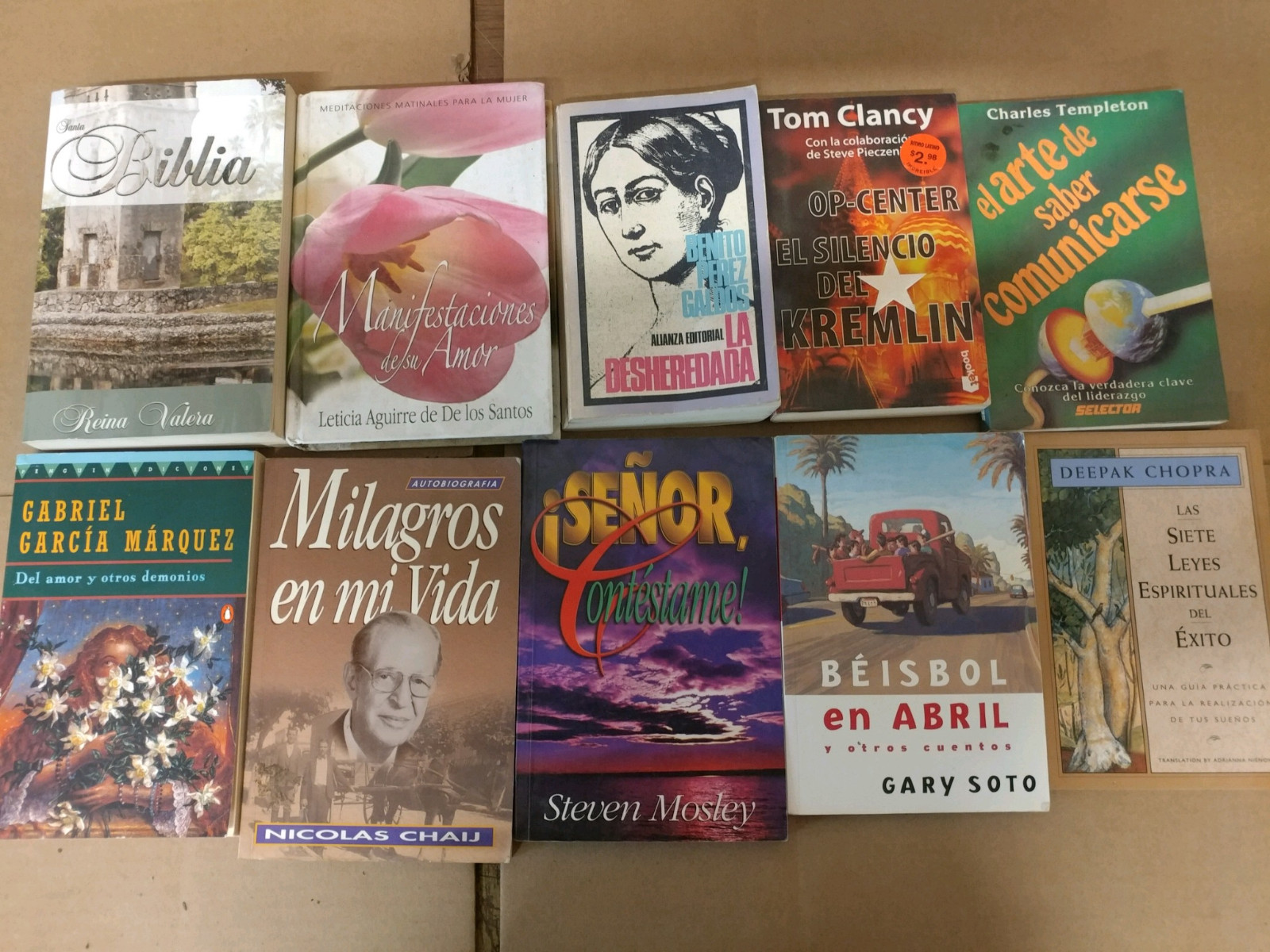 Lot of 20 Spanish ESPAÑOL Reading MEXICO Literature Books *RANDOM* UNSORTED MIX
