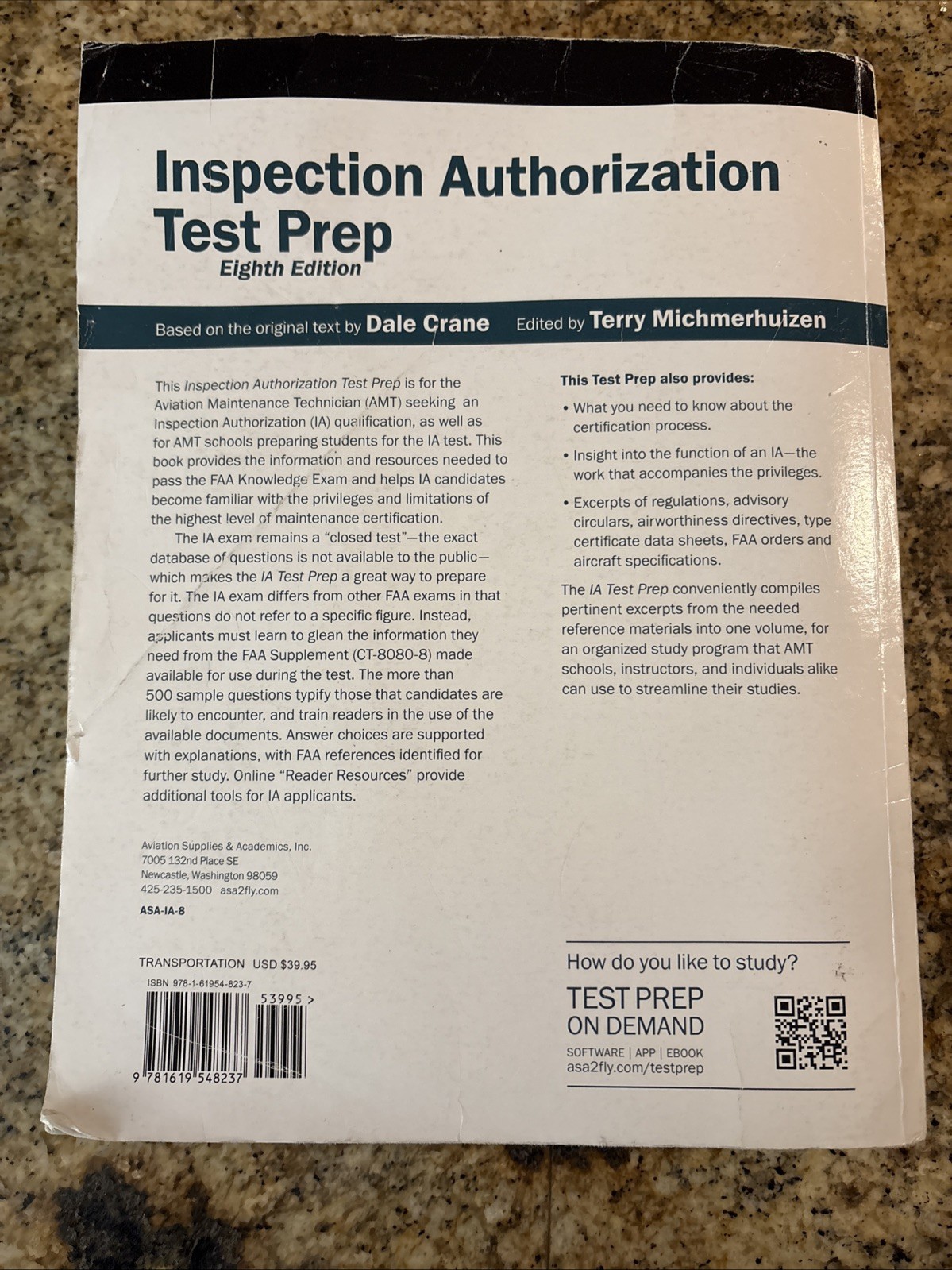 Inspection Authorization Test Prep: Study & Prepare: A comprehensive study t…
