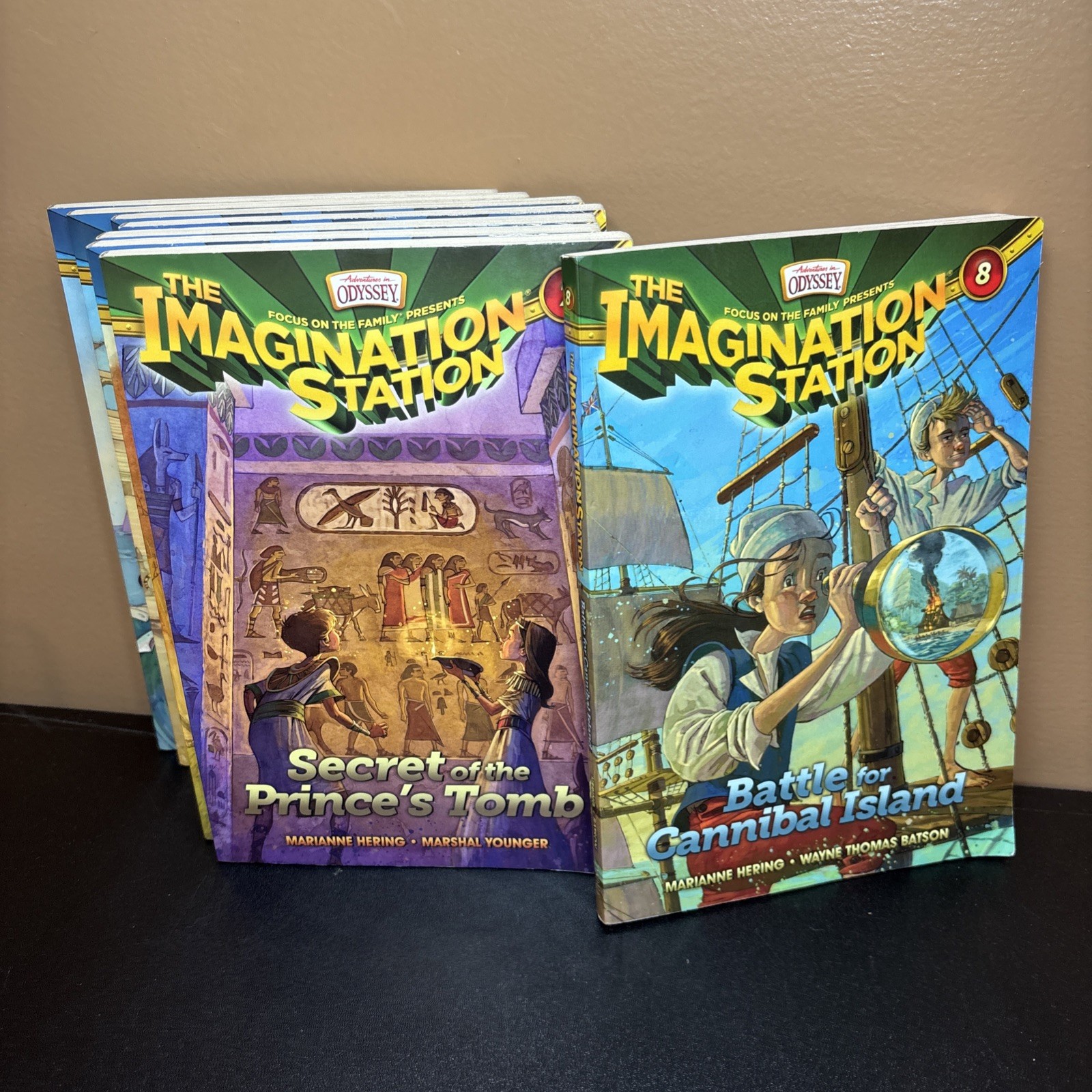 THE IMAGINATION STATION LOT OF 8 BOOKS ADVENTURES IN ODYSSEY Set 1-8 PB