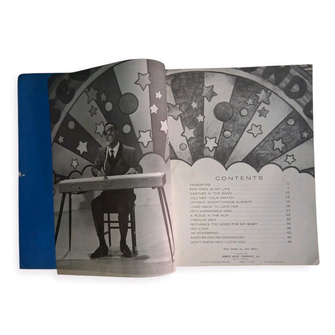 VGT Stevie Wonder – featuring “THE MOTOWN SOUND” 47 Pages Songbook Jobete 1969
