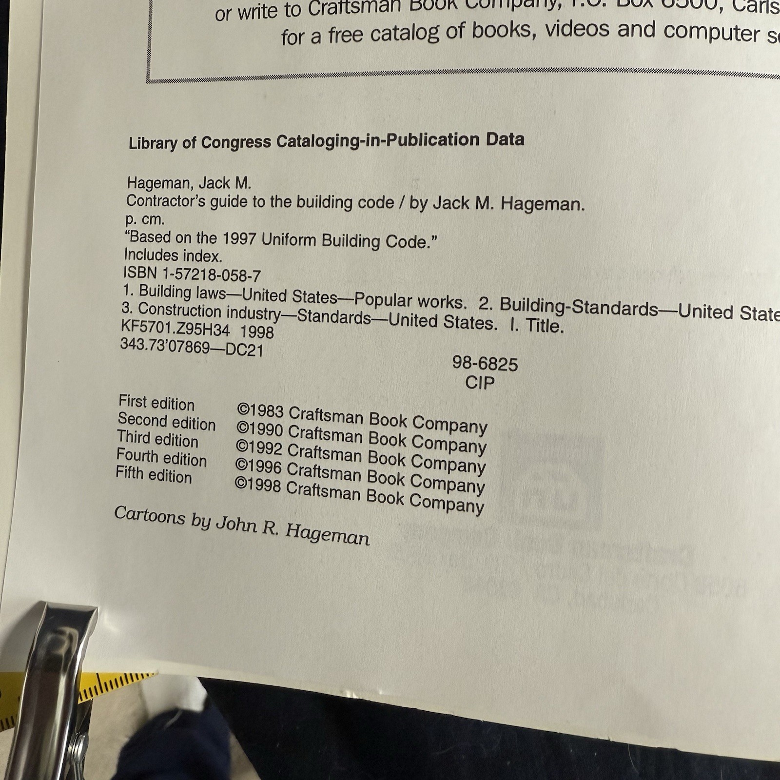 Contractor’s Guide to the Building Code: Based on the 1997 Uniform Building Code