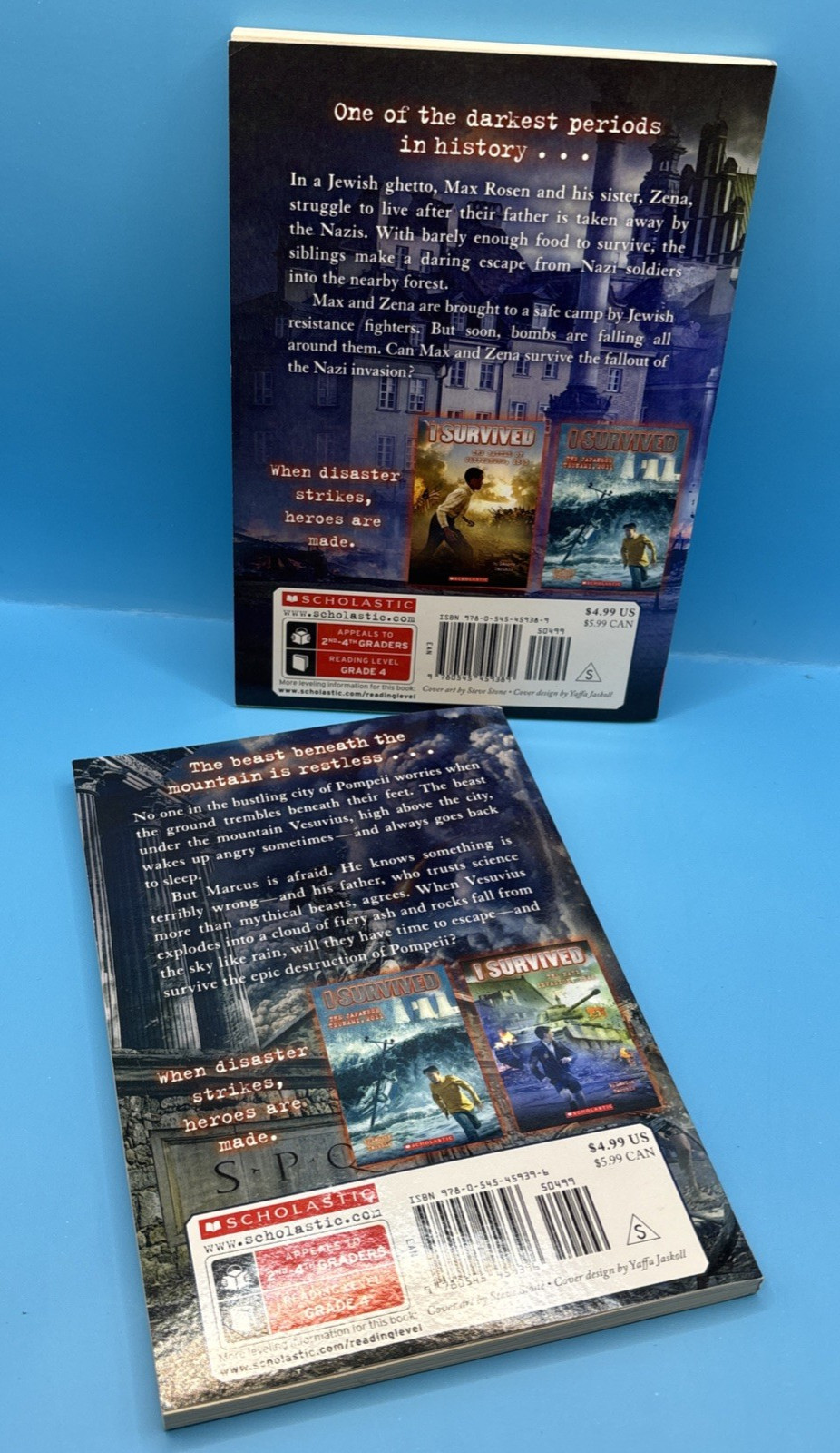 2010s Lot of 15 “I Survived” Scholastic Chapter Paperback Books- New, Never Read