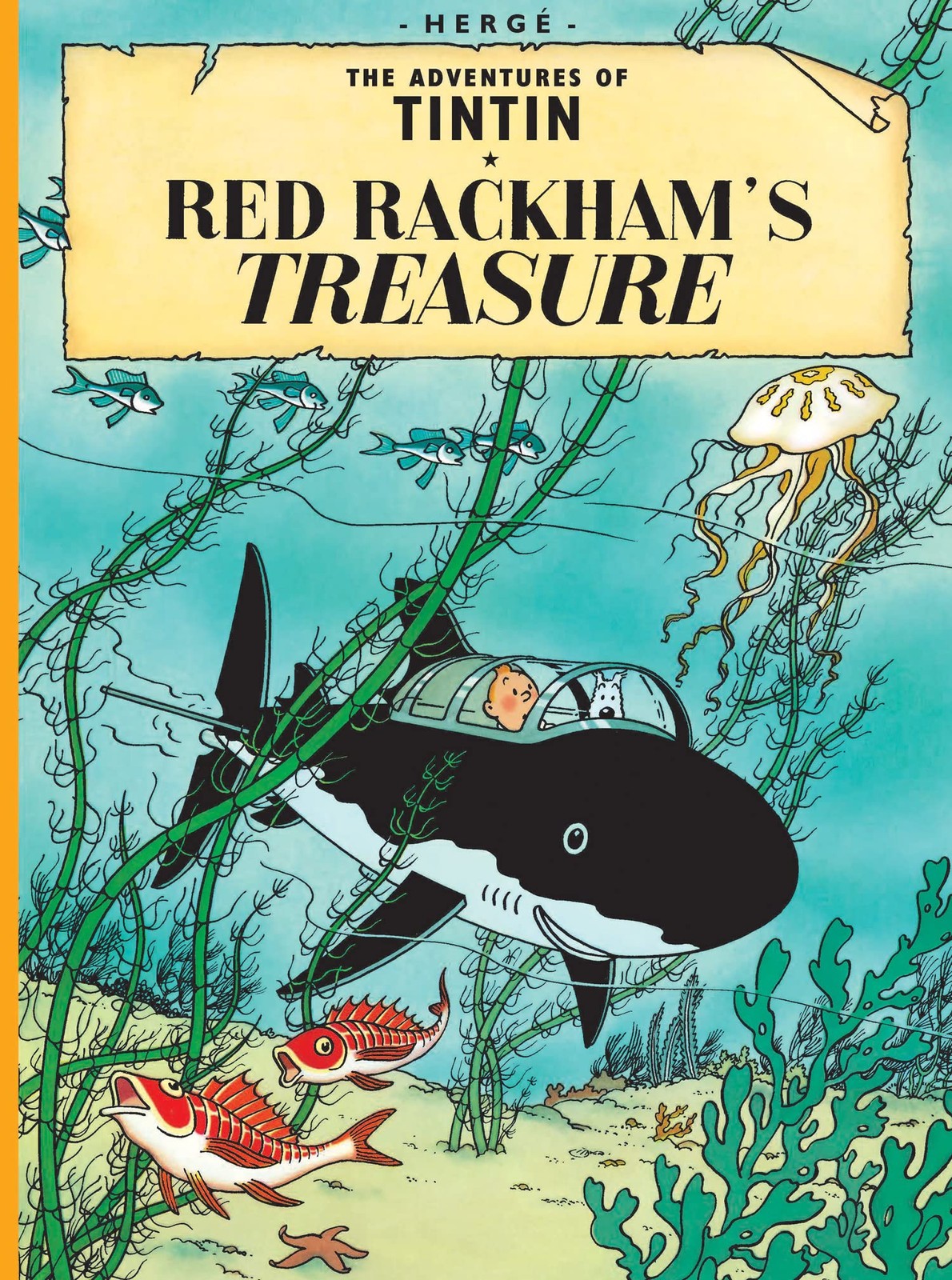 Red Rackham’s Treasure (Adventures of Tintin) – hardcover Herge