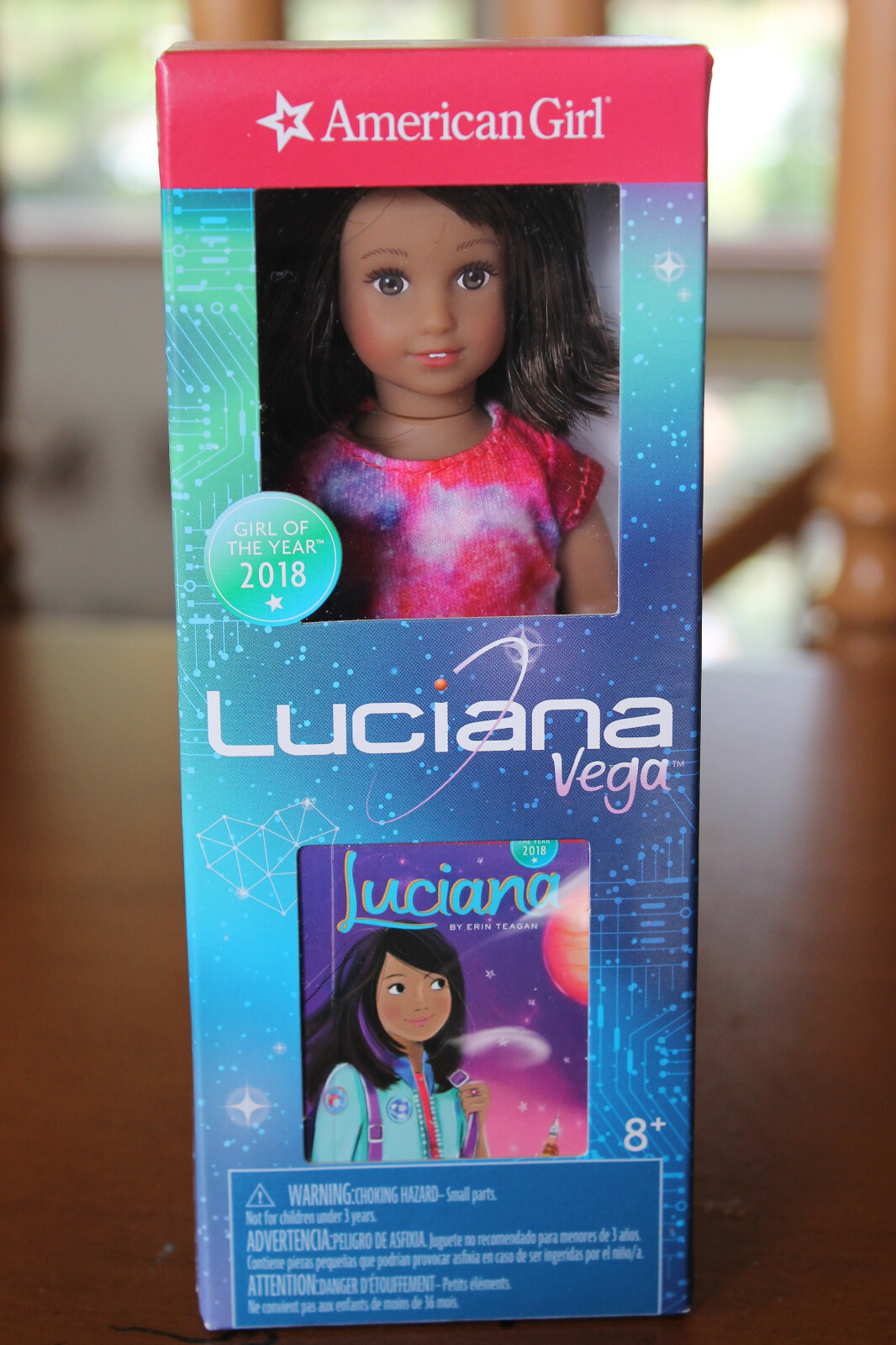 American Girl of the Year 2018 LUCIANA Vega 6.5 in. MINI DOLL and Book FAST SHIP