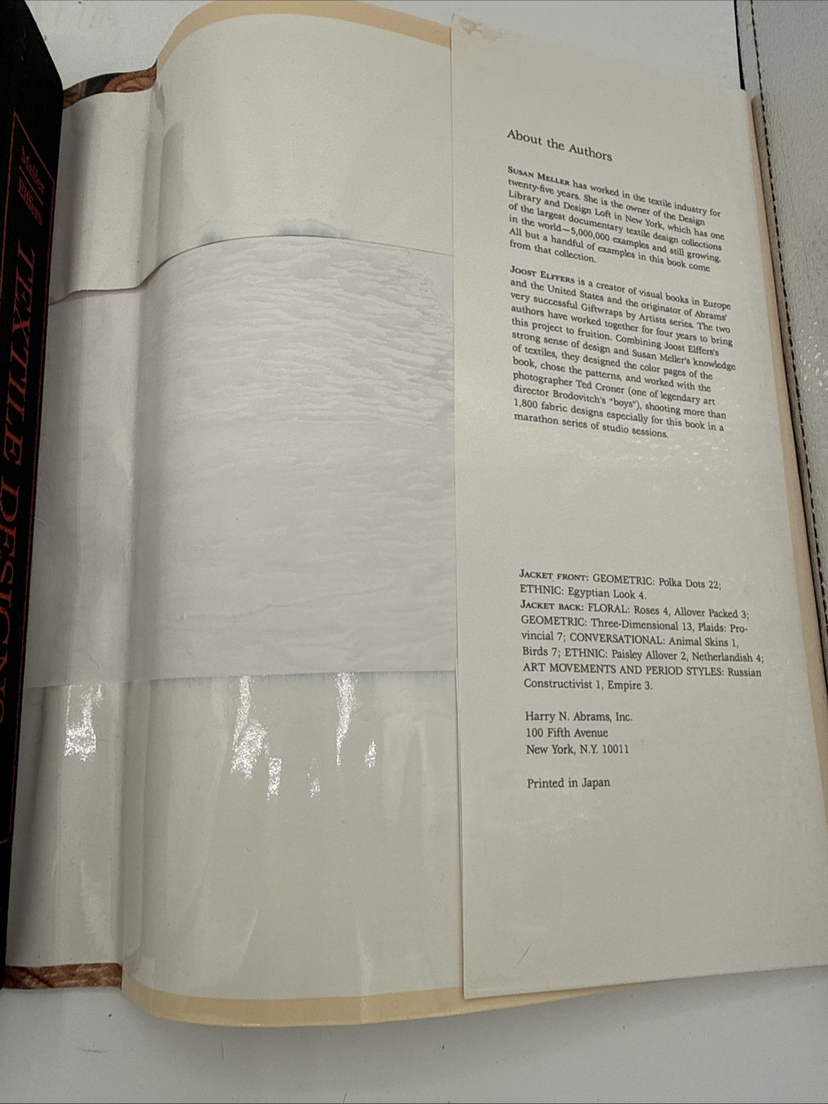 Textile Designs 200 Years Susan Meller and Joost Elffers C 1991 Beautiful Book