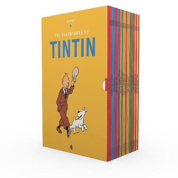 Tintin Paperback Boxed Set 23 titles, Herge