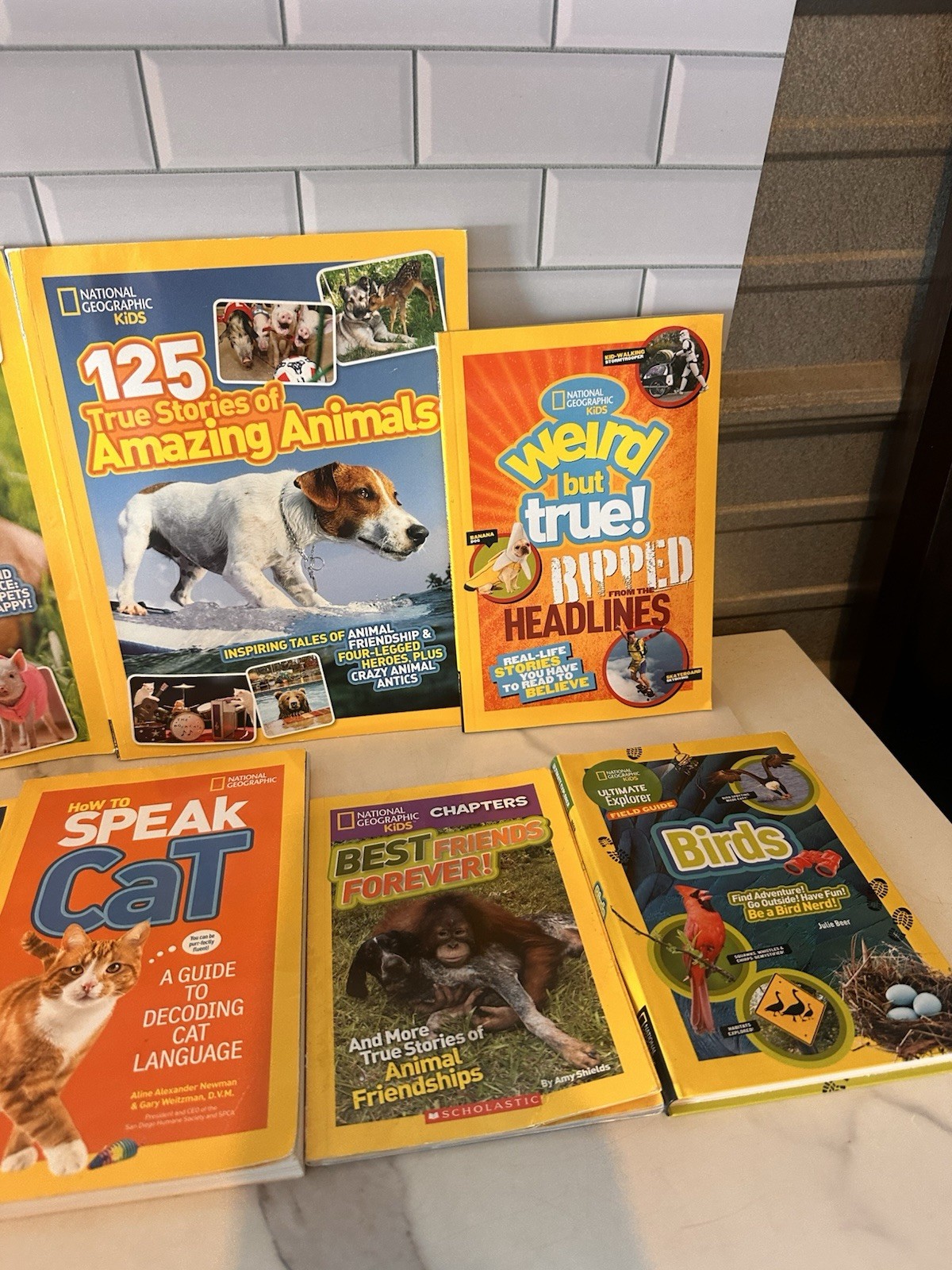 National Geographic Kids Mixed Lot Of 7 Books (411)