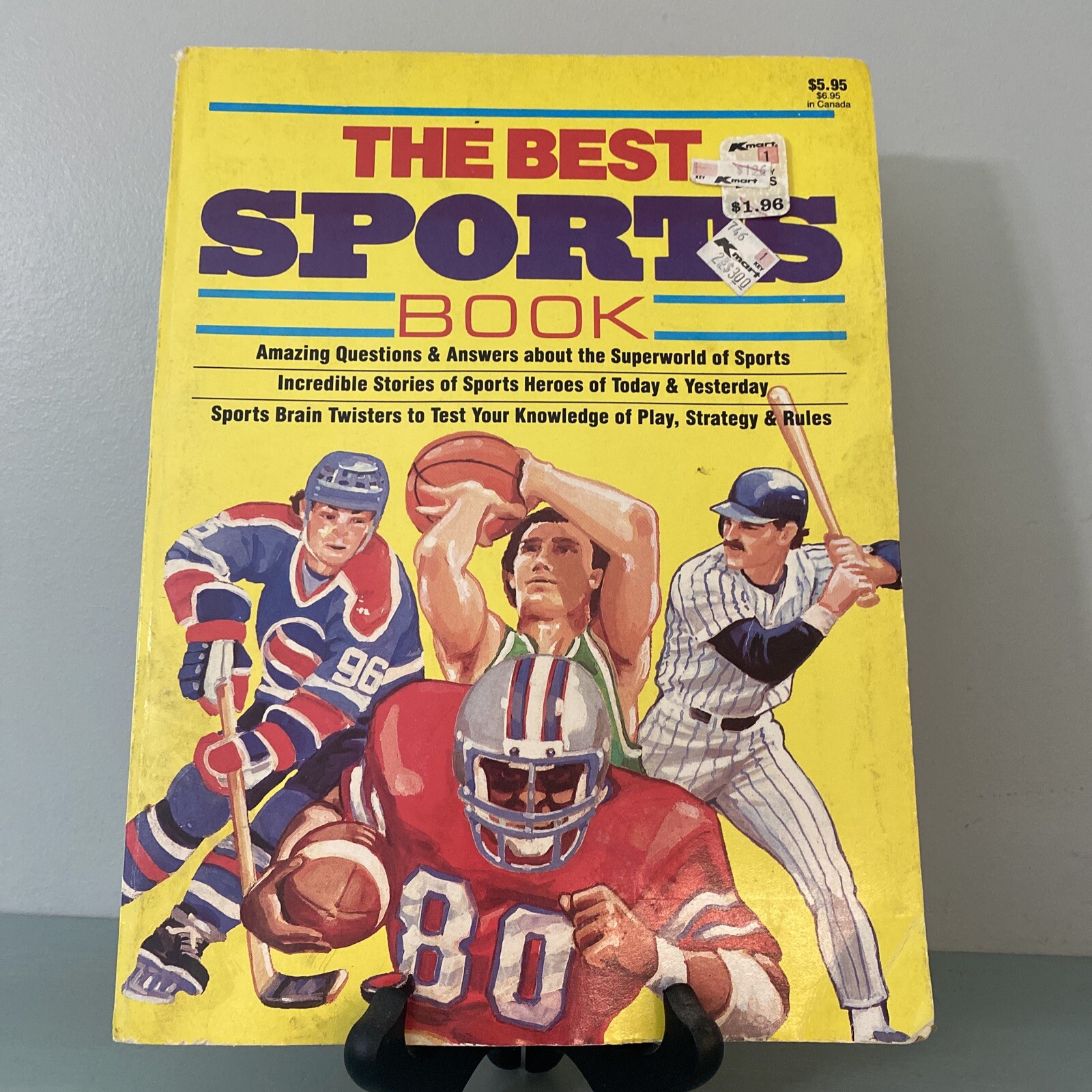 The Sports Book Softcover 8×11, 1985 with 256 Pages