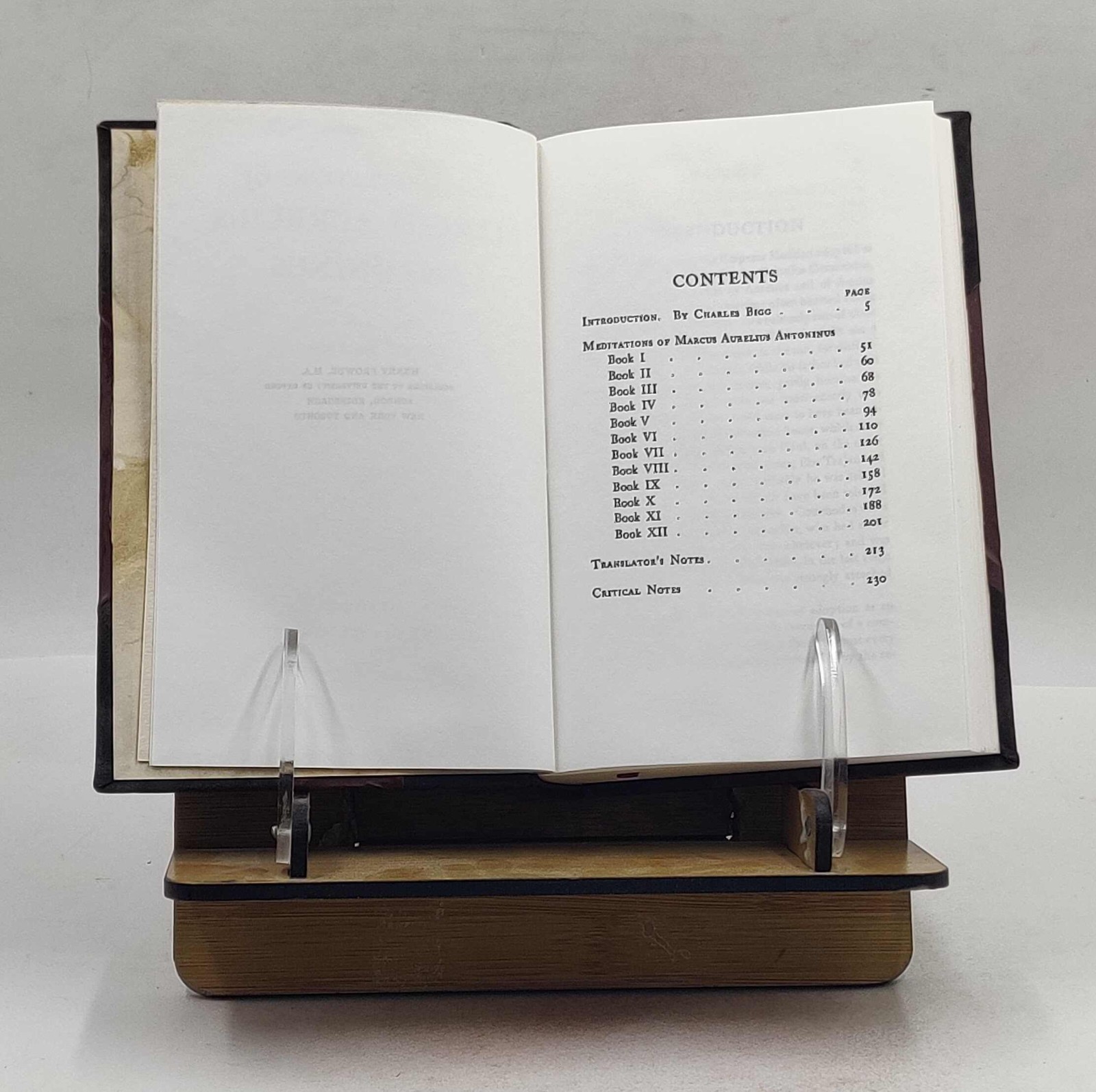 The meditations of Marcus Aurelius Antoninus 1906 by Marcus Au [Leather Crafted]