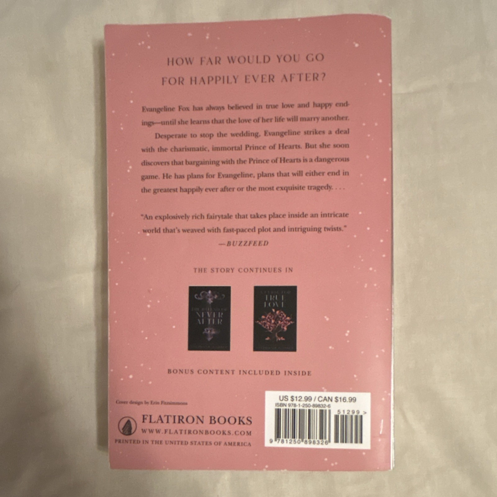 Flatiron Books Once Upon a Broken Heart Stephanie Garber Hardcover B&N Edition