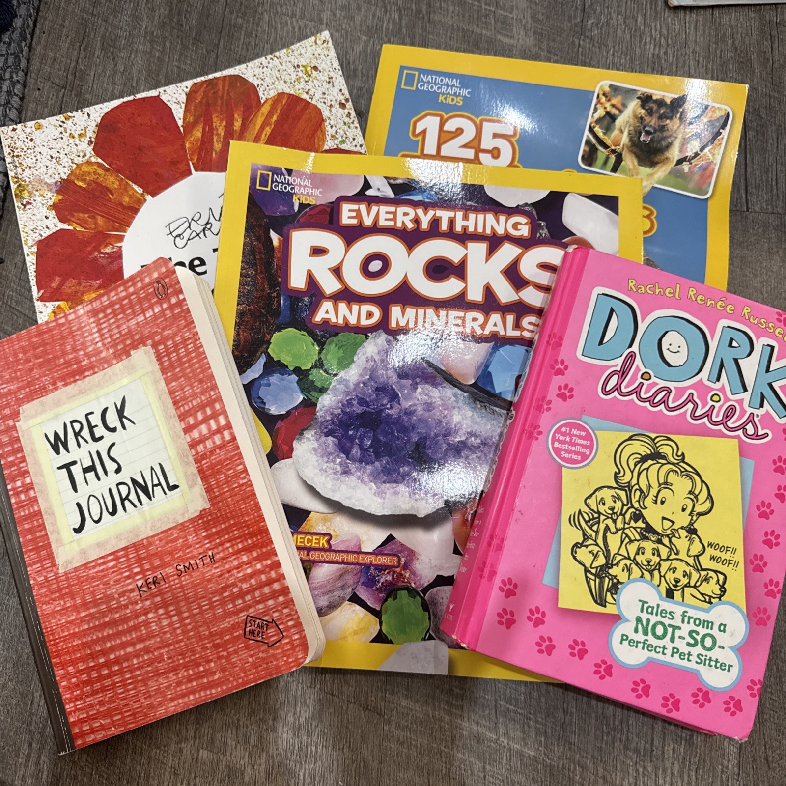 Lot of 5 Children’s Books From 2010s Learning and Fun to Read Paper/Hard Cover